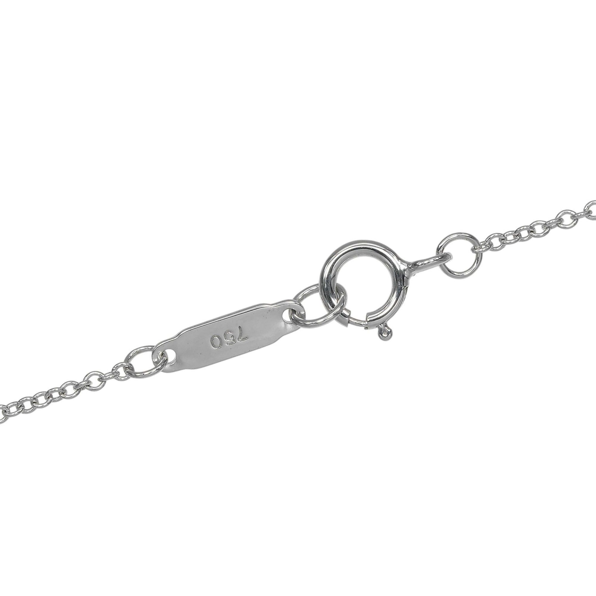 Tiffany & Co. Tiffany & Co. Heart Lock Necklace, 18K White Gold, Diamond, Approx. 3.22g. Size ONE SIZE - 7 Thumbnail