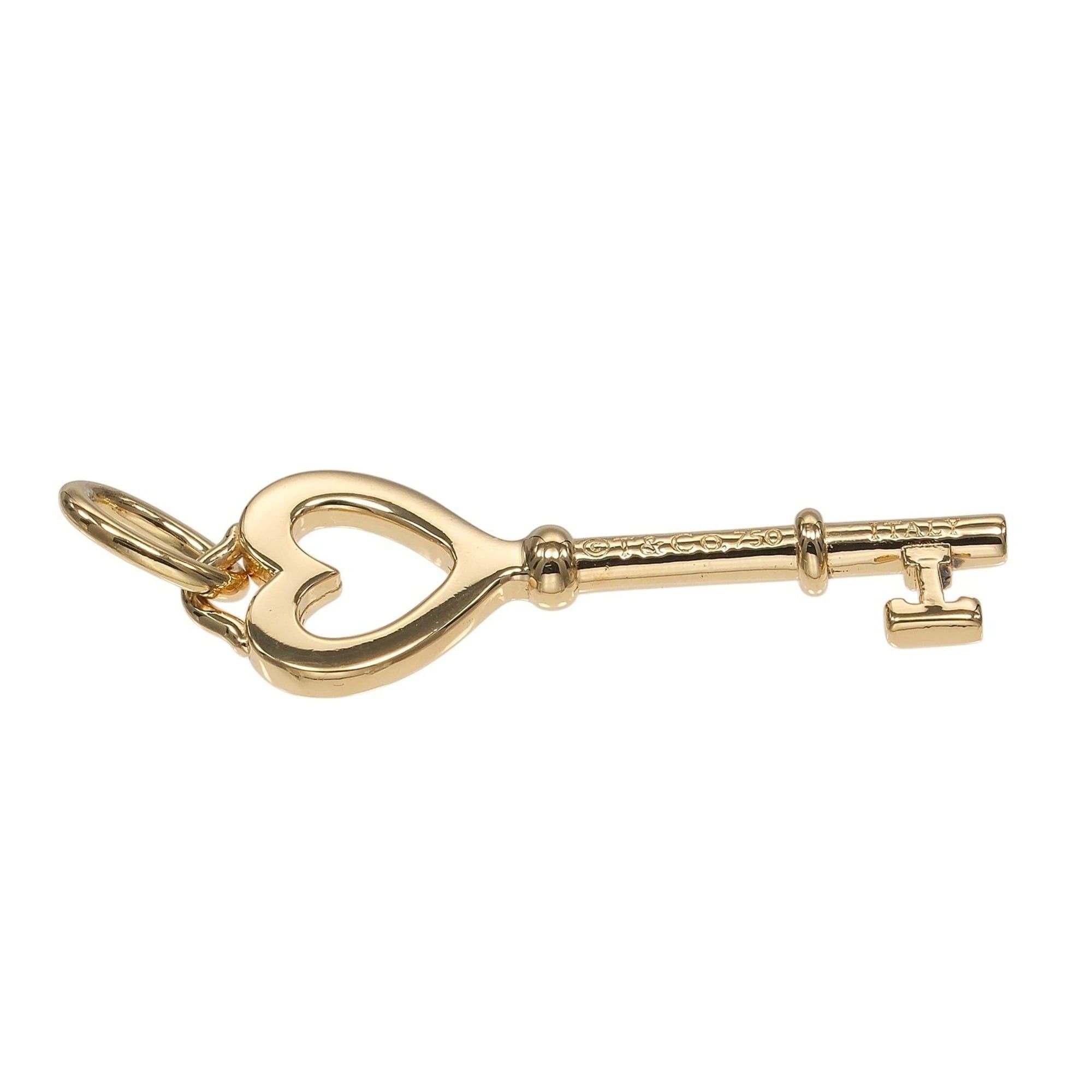 Tiffany & Co. Tiffany & Co. Heart Key Pendant Top, 18K Yellow Gold, Approx. 2.14g. Size ONE SIZE - 3 Thumbnail