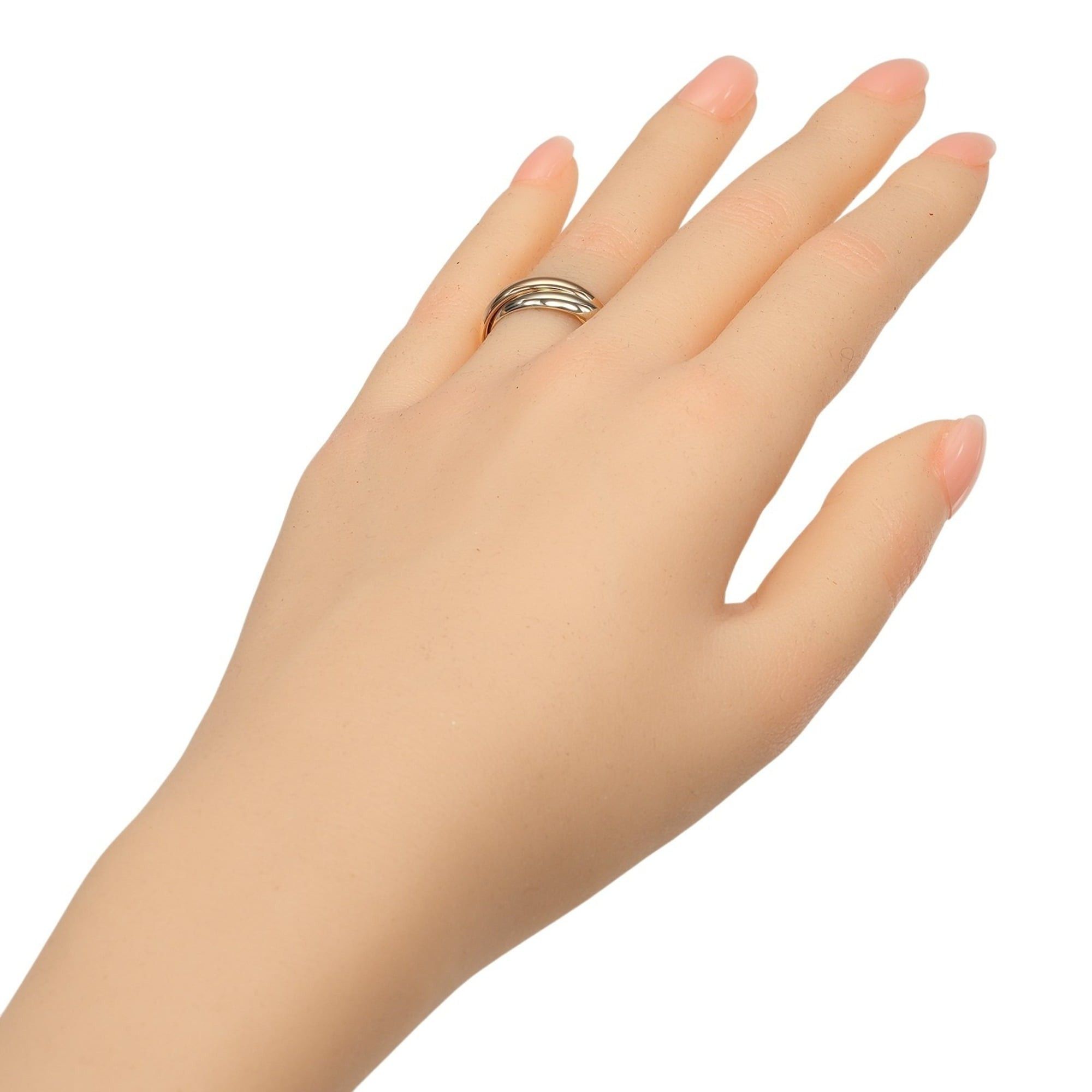 Cartier Cartier Trinity Ring, Size 11, 3.5mm Band, 18K Gold (YG, PG, WG), Approx. 7.45g Size ONE SIZE - 2 Thumbnail