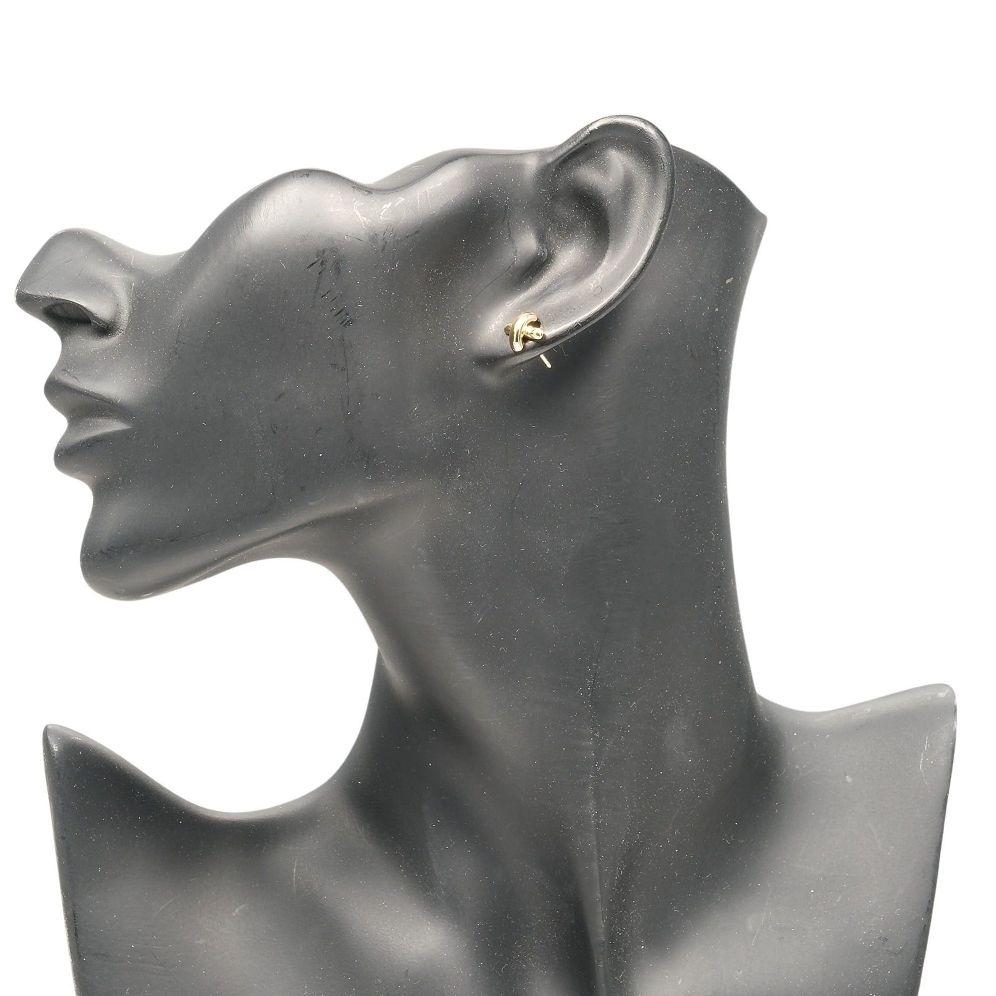 Tiffany & Co. Tiffany & Co. Cross Stitch Earrings, 18K Yellow Gold, Approx. 3g. Size ONE SIZE - 2 Thumbnail
