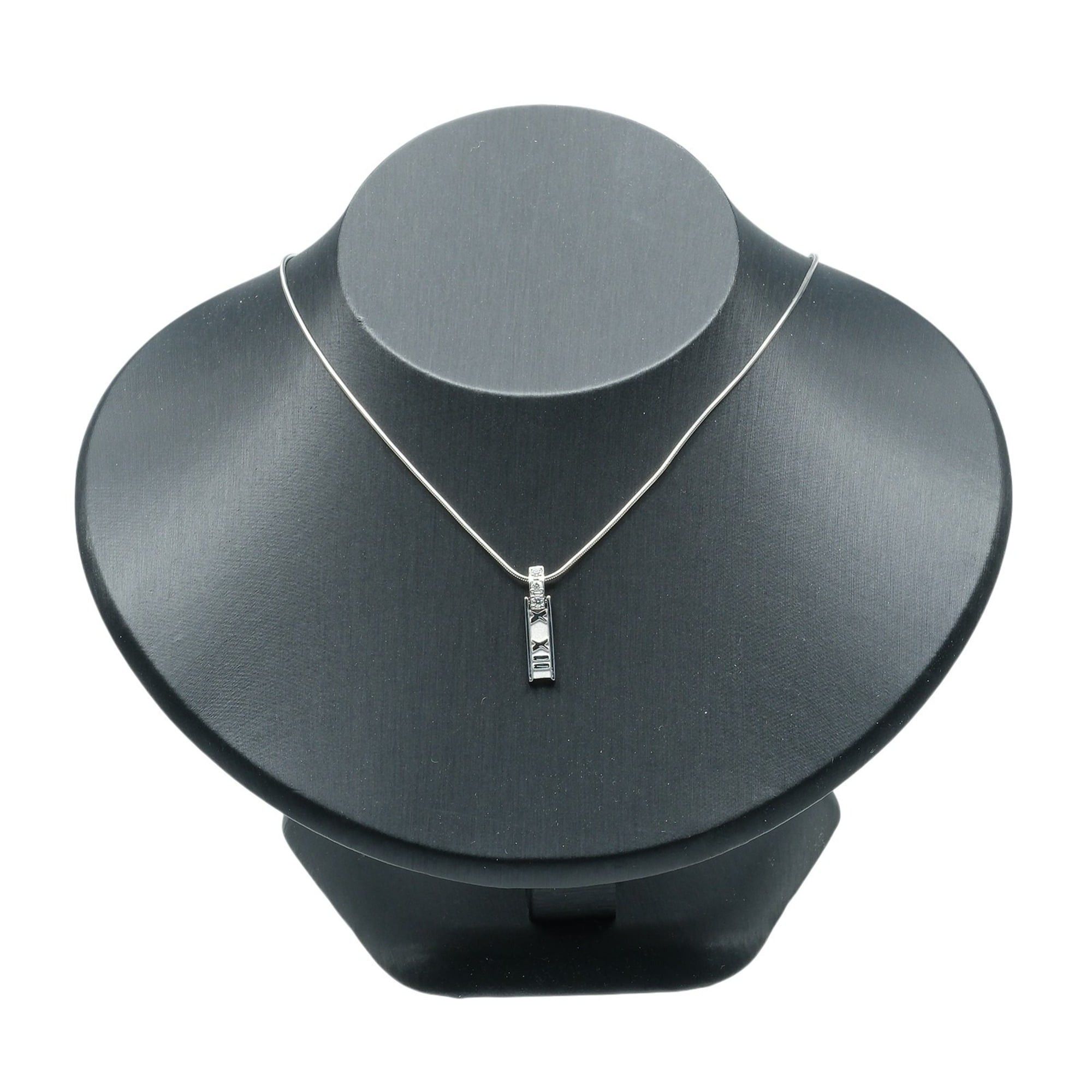 Tiffany & Co. Tiffany & Co. Atlas Bar Necklace, 18K White Gold, Diamond, Approx. 7.1g. Size ONE SIZE - 2 Thumbnail