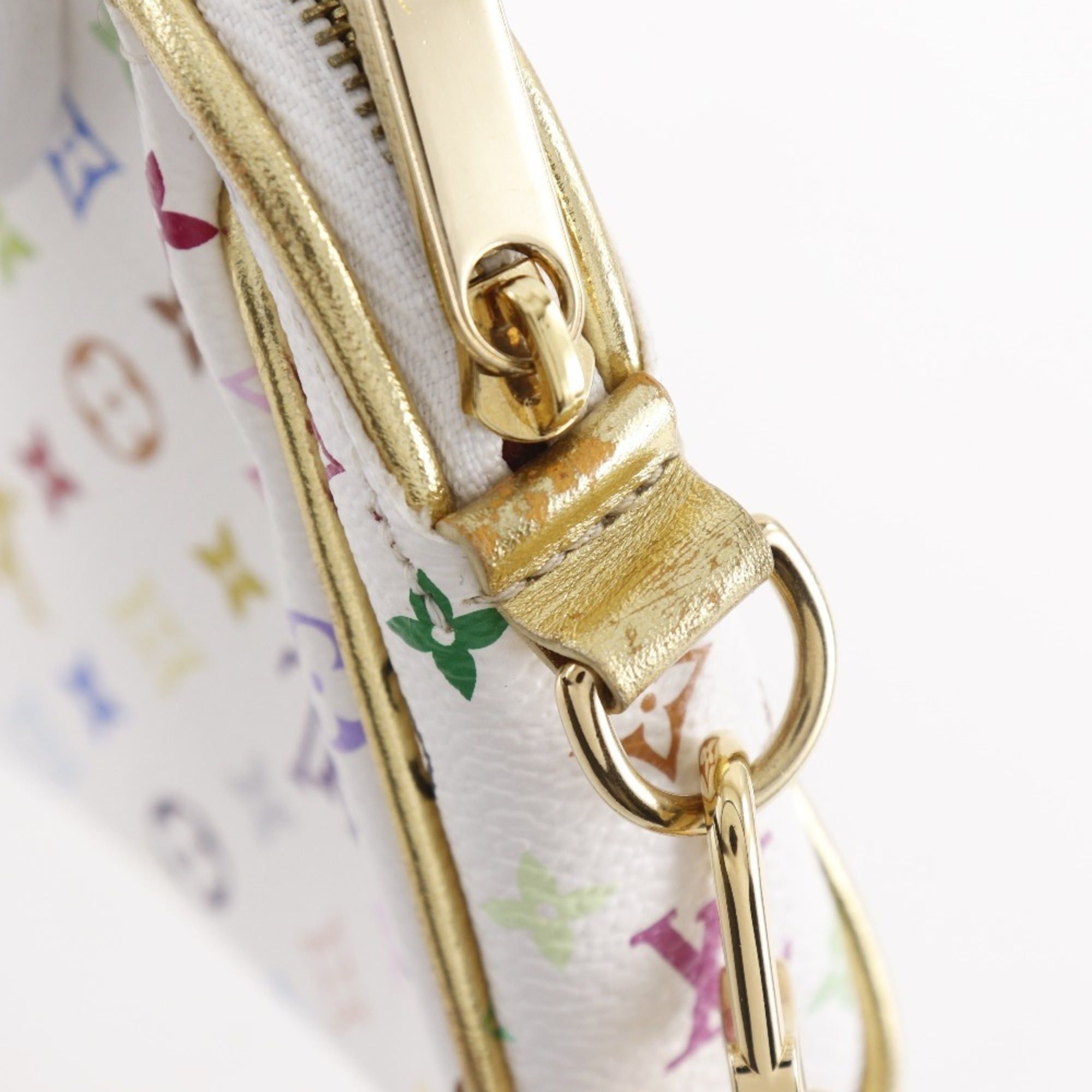 Louis Vuitton Louis Vuitton Kate Clutch Bag Accessory Pouch M55212 Monogram Multicolor Blanc 2008 White CT1088 Women's Size ONE SIZE - 13 Thumbnail