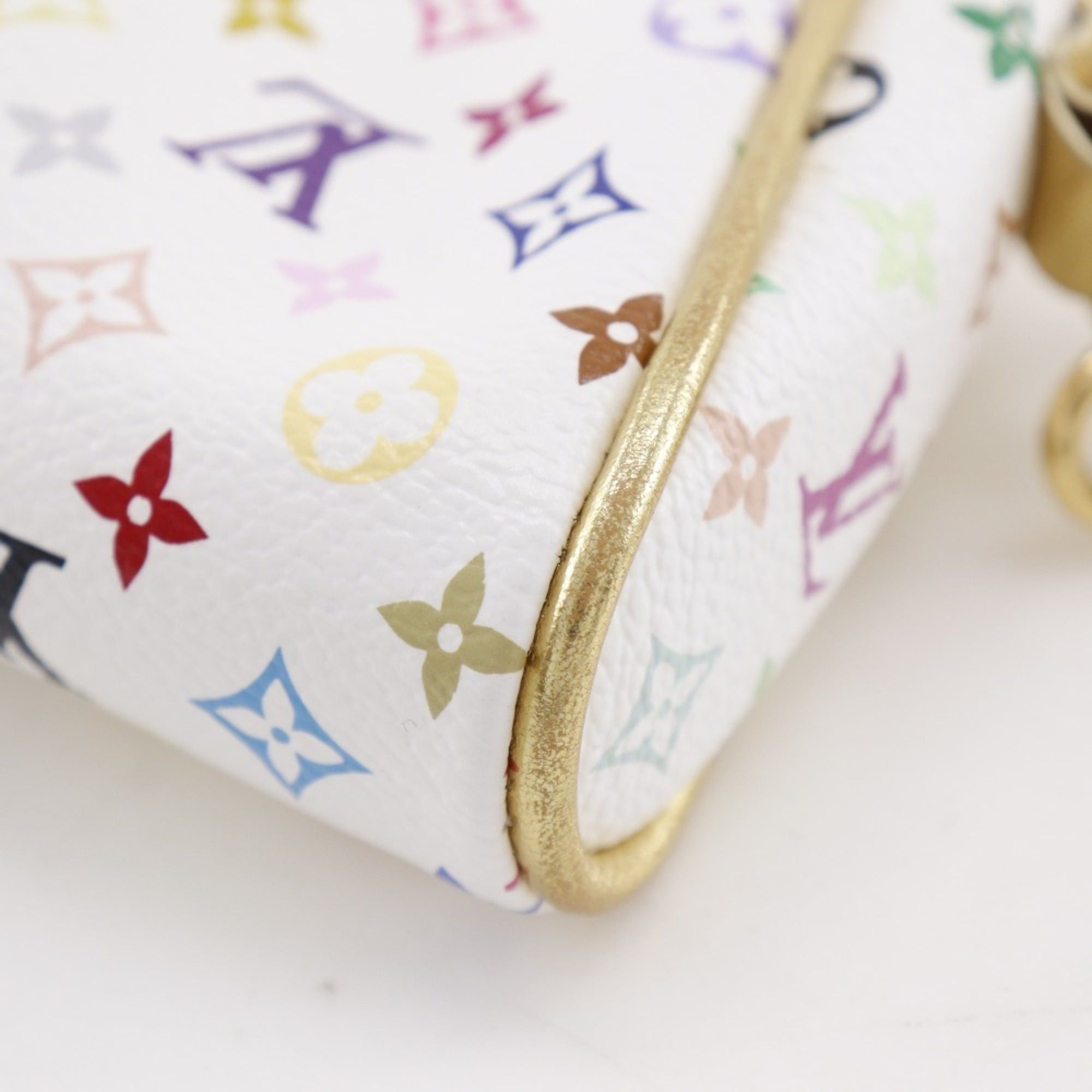 Louis Vuitton Louis Vuitton Kate Clutch Bag Accessory Pouch M55212 Monogram Multicolor Blanc 2008 White CT1088 Women's Size ONE SIZE - 7 Thumbnail