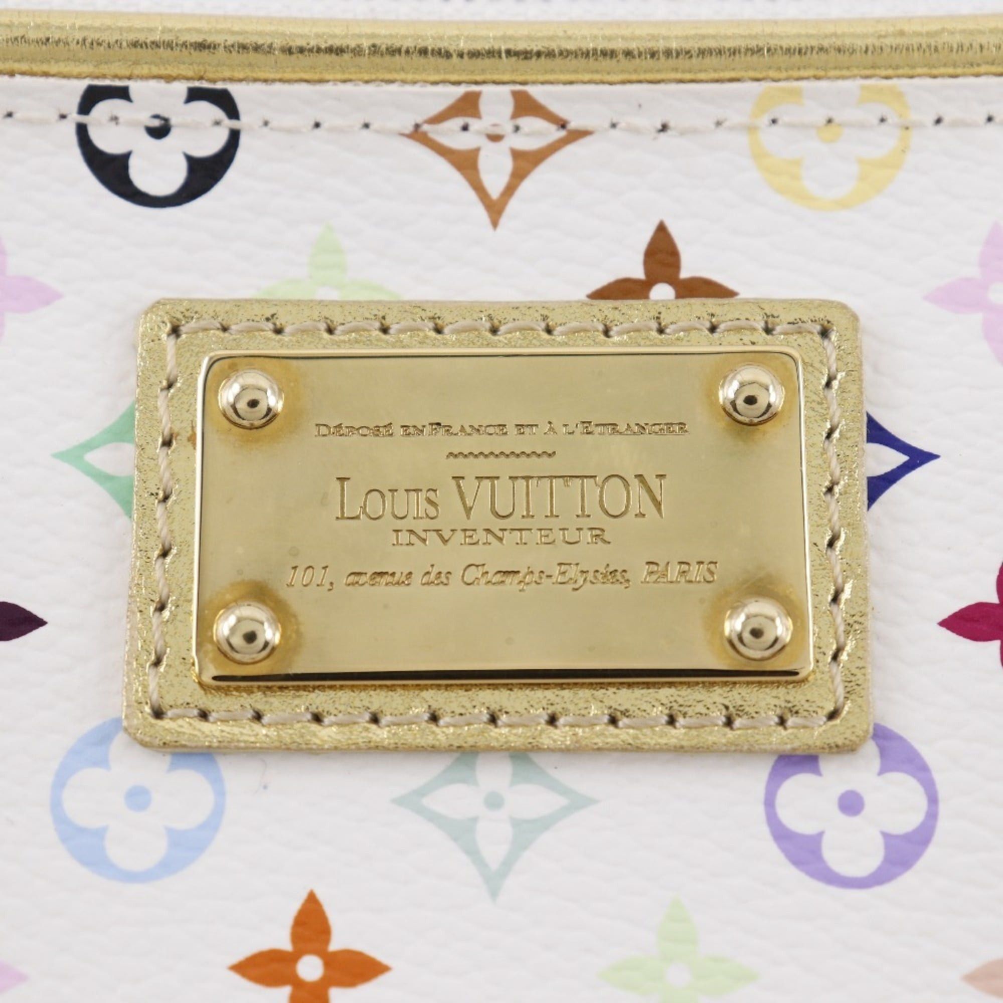 Louis Vuitton Louis Vuitton Kate Clutch Bag Accessory Pouch M55212 Monogram Multicolor Blanc 2008 White CT1088 Women's Size ONE SIZE - 10 Thumbnail