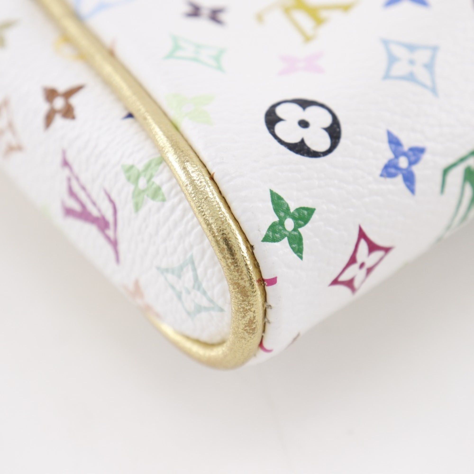 Louis Vuitton Louis Vuitton Kate Clutch Bag Accessory Pouch M55212 Monogram Multicolor Blanc 2008 White CT1088 Women's Size ONE SIZE - 6 Thumbnail