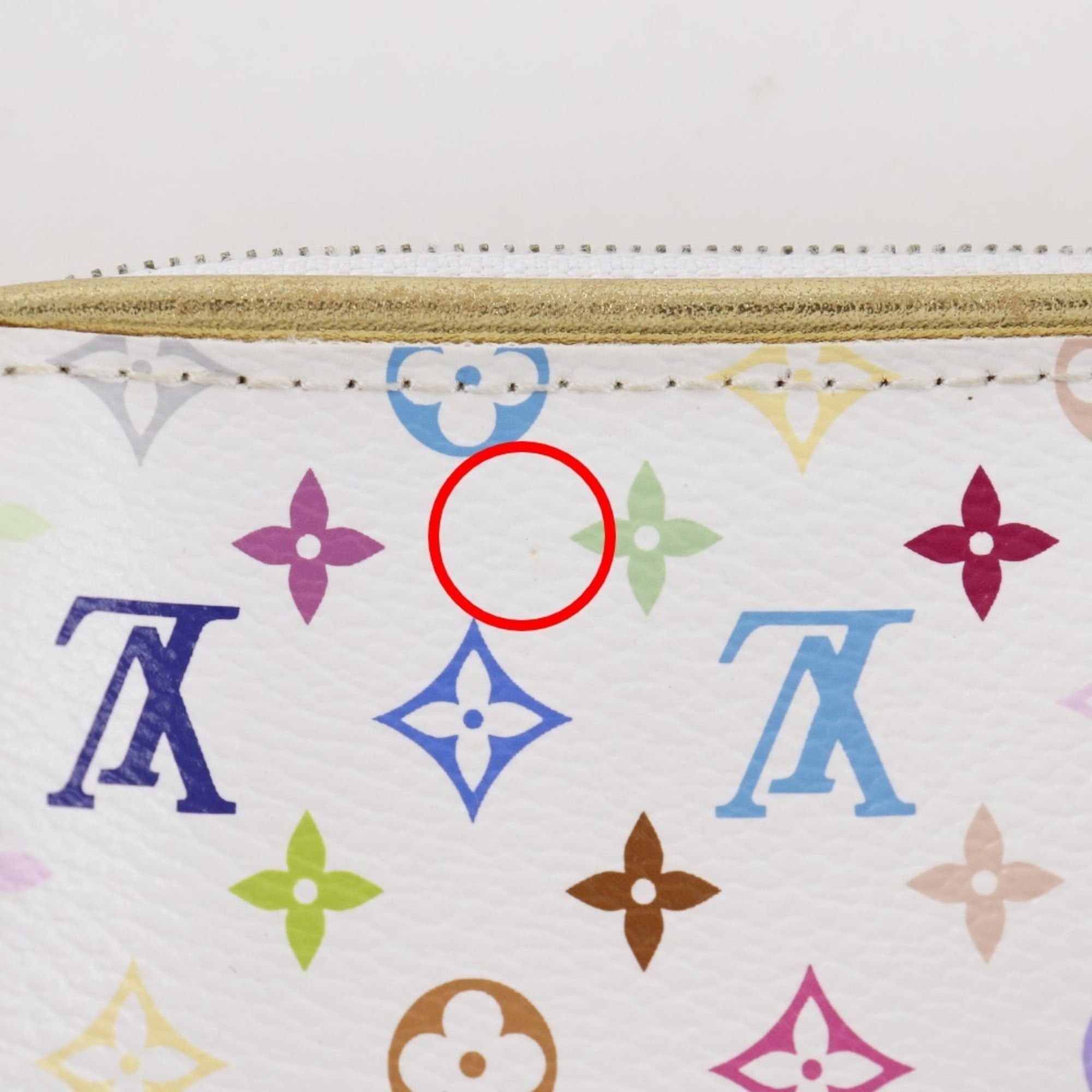 Louis Vuitton Louis Vuitton Kate Clutch Bag Accessory Pouch M55212 Monogram Multicolor Blanc 2008 White CT1088 Women's Size ONE SIZE - 12 Thumbnail