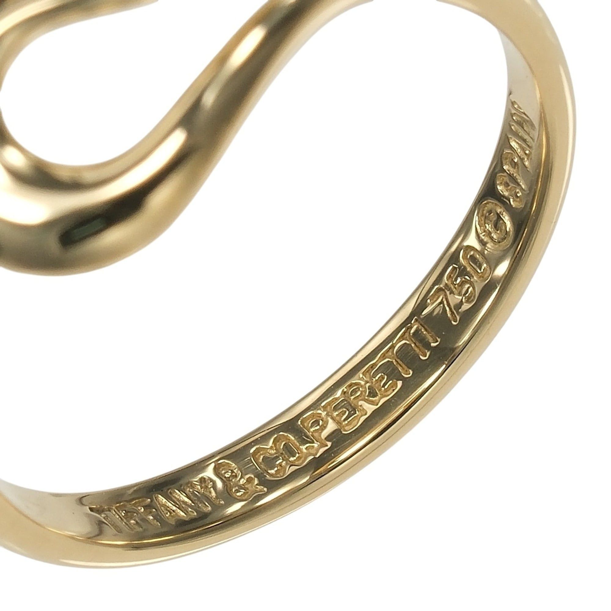 Tiffany & Co. Tiffany & Co. Open Wave Ring, Size 9, 18K Yellow Gold, Approx. 2.5g. Size ONE SIZE - 4 Thumbnail