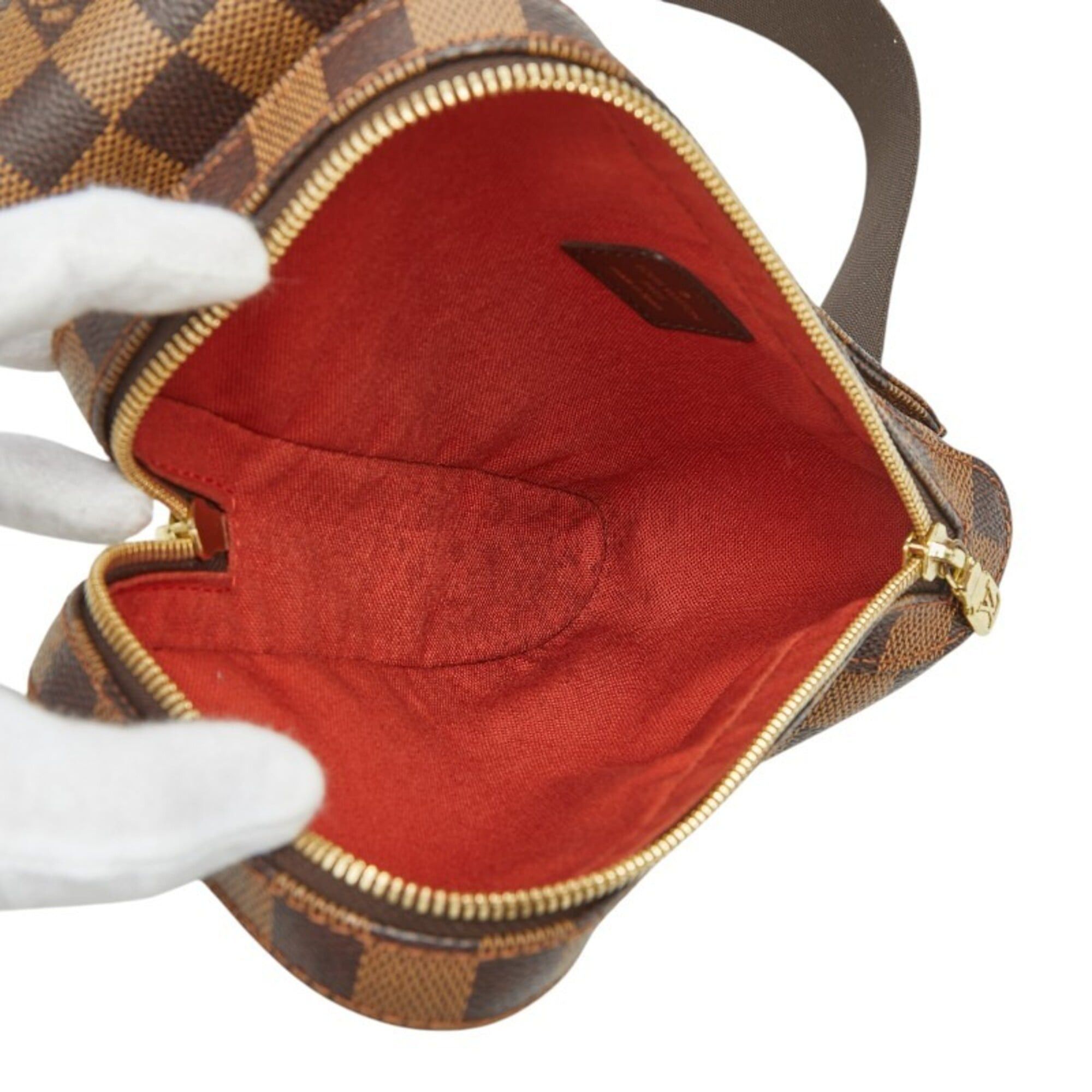 Louis Vuitton Louis Vuitton Damier Geronimos Shoulder Bag, Body Waist Bag N51994 Brown Leather Men's LOUIS VUITTON Size ONE SIZE - 6 Thumbnail