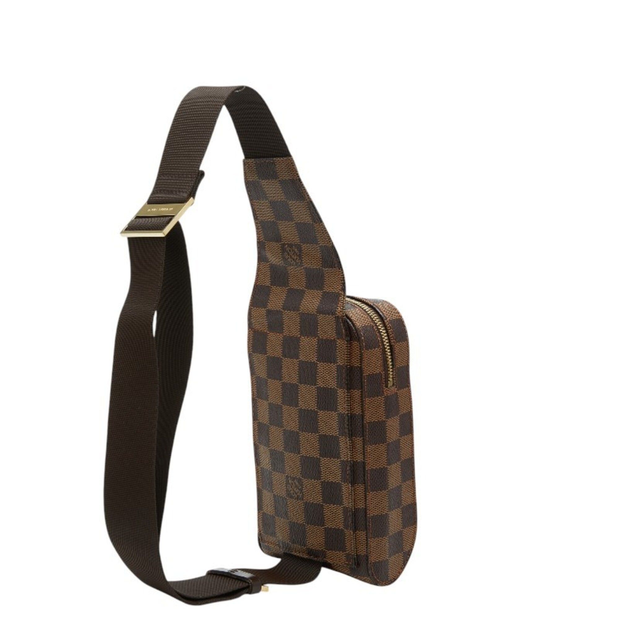 Louis Vuitton Louis Vuitton Damier Geronimos Shoulder Bag, Body Waist Bag N51994 Brown Leather Men's LOUIS VUITTON Size ONE SIZE - 2 Thumbnail