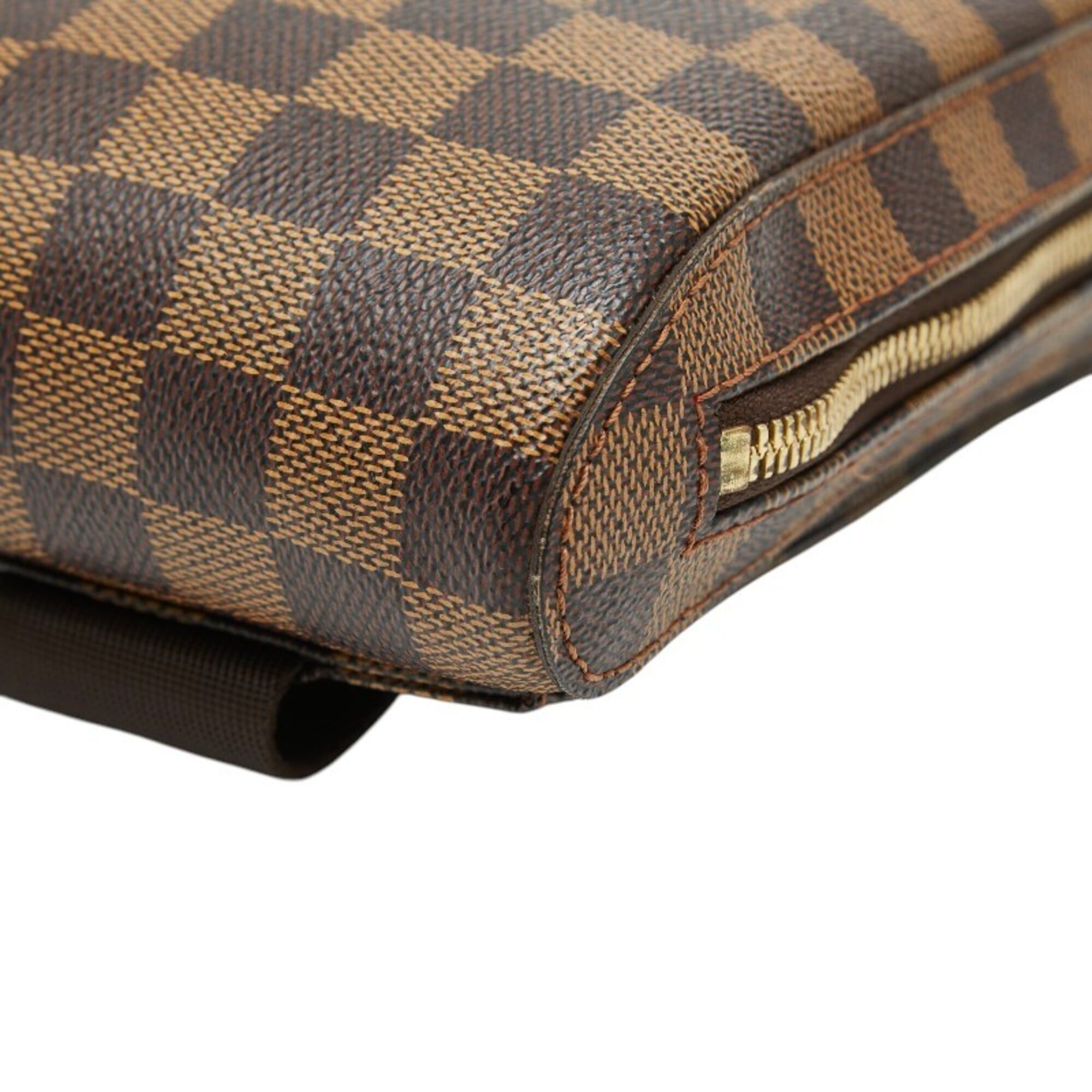 Louis Vuitton Louis Vuitton Damier Geronimos Shoulder Bag, Body Waist Bag N51994 Brown Leather Men's LOUIS VUITTON Size ONE SIZE - 4 Thumbnail