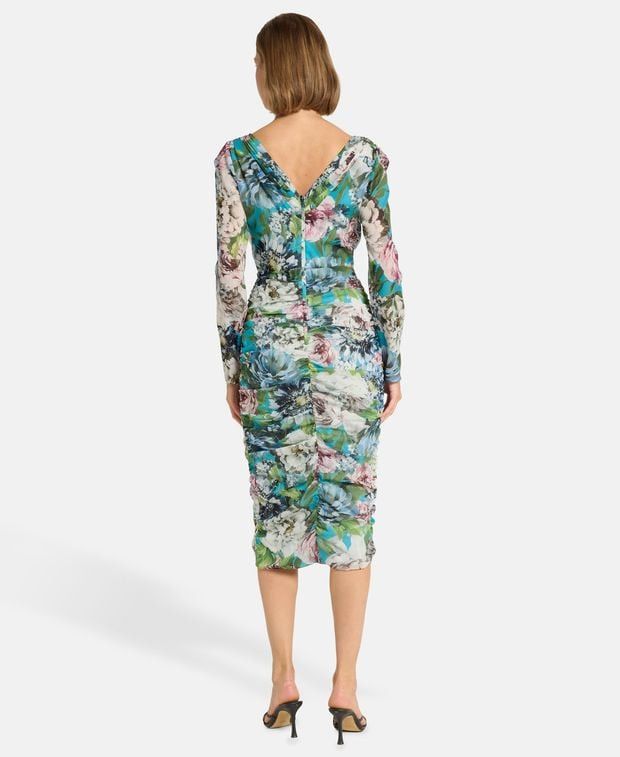 Dolce & Gabbana Silk-blend dress Size XXS / US 00 / IT 34 - 2 Thumbnail