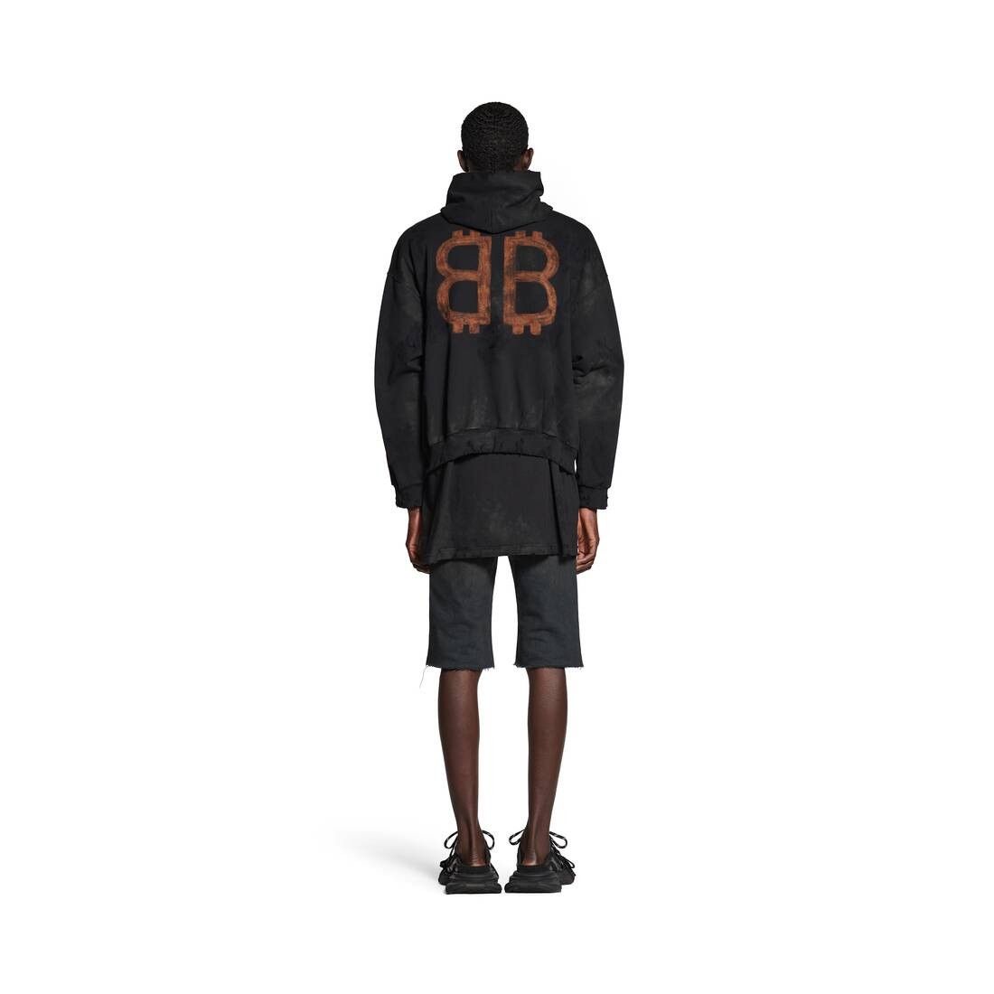 Balenciaga crypto hoodie medium fit black faded Size US XS / EU 42 / 0 - 2 Thumbnail