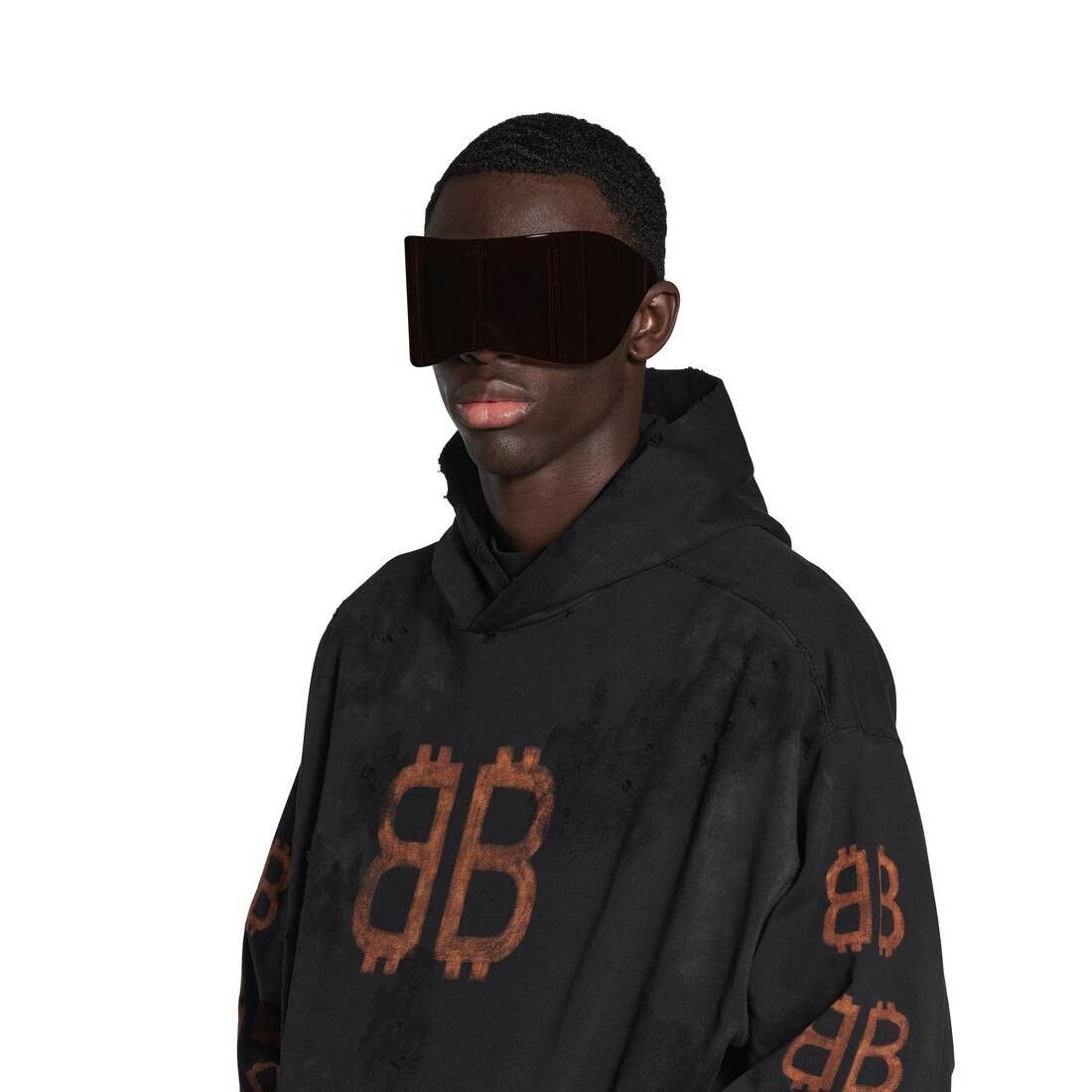 Balenciaga crypto hoodie medium fit black faded Size US XS / EU 42 / 0 - 3 Thumbnail