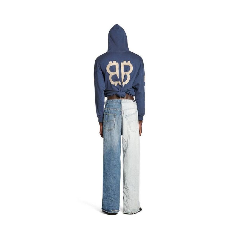 Balenciaga crypto hoodie medium fit blue Size US XS / EU 42 / 0 - 4 Thumbnail