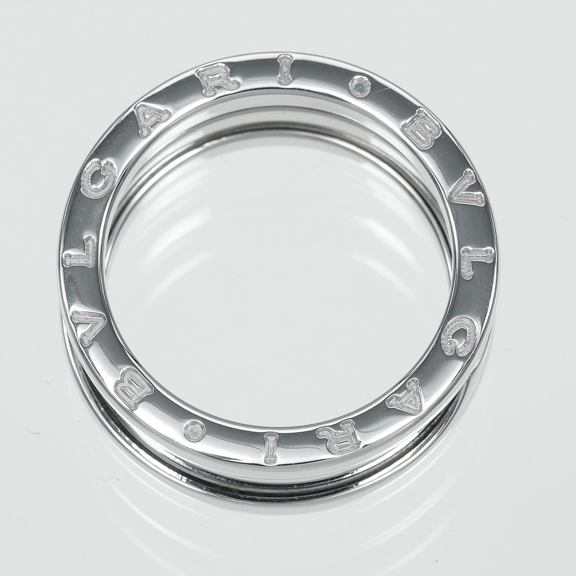 Bvlgari Bvlgari Bulgari B.ZERO1 3-band ring, size 16.5, 18KWG white gold, approximately 10.33g. Size ONE SIZE - 9 Thumbnail