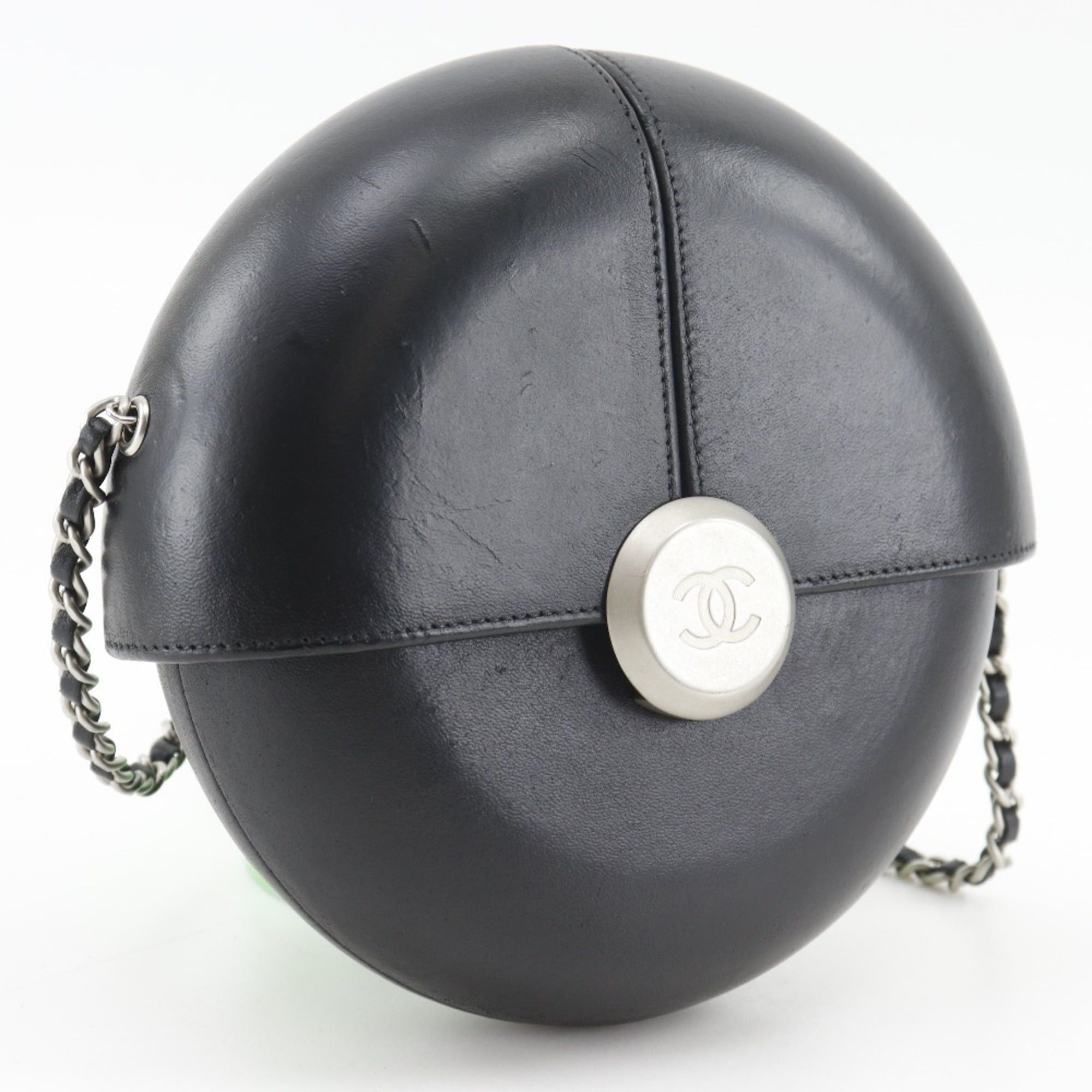 Chanel Chanel Chain Shoulder Bag, Evening in the Air, Leather, Black, Magnetic Closure, Women's. Size ONE SIZE - 3 Thumbnail