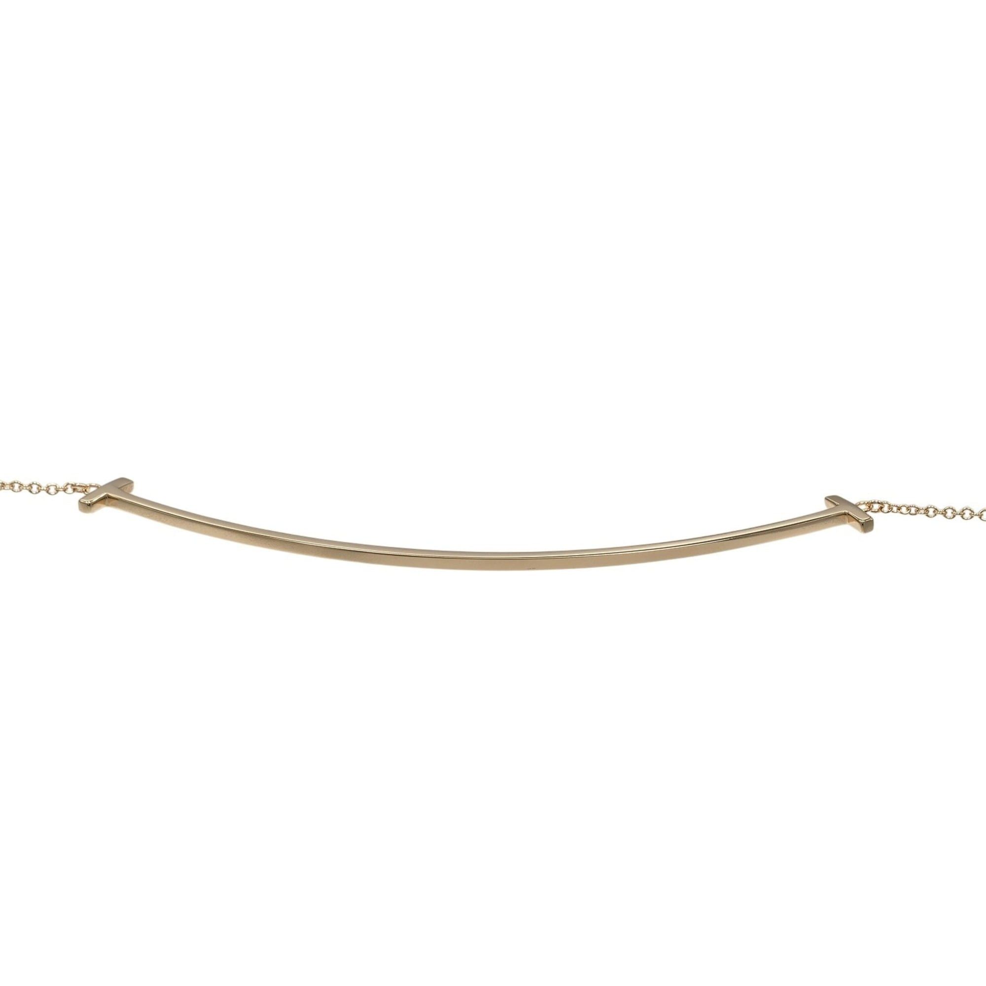 Tiffany & Co. Tiffany & Co. T Smile Large Necklace, 18K Pink Gold, Approx. 3.75g. Size ONE SIZE - 4 Thumbnail