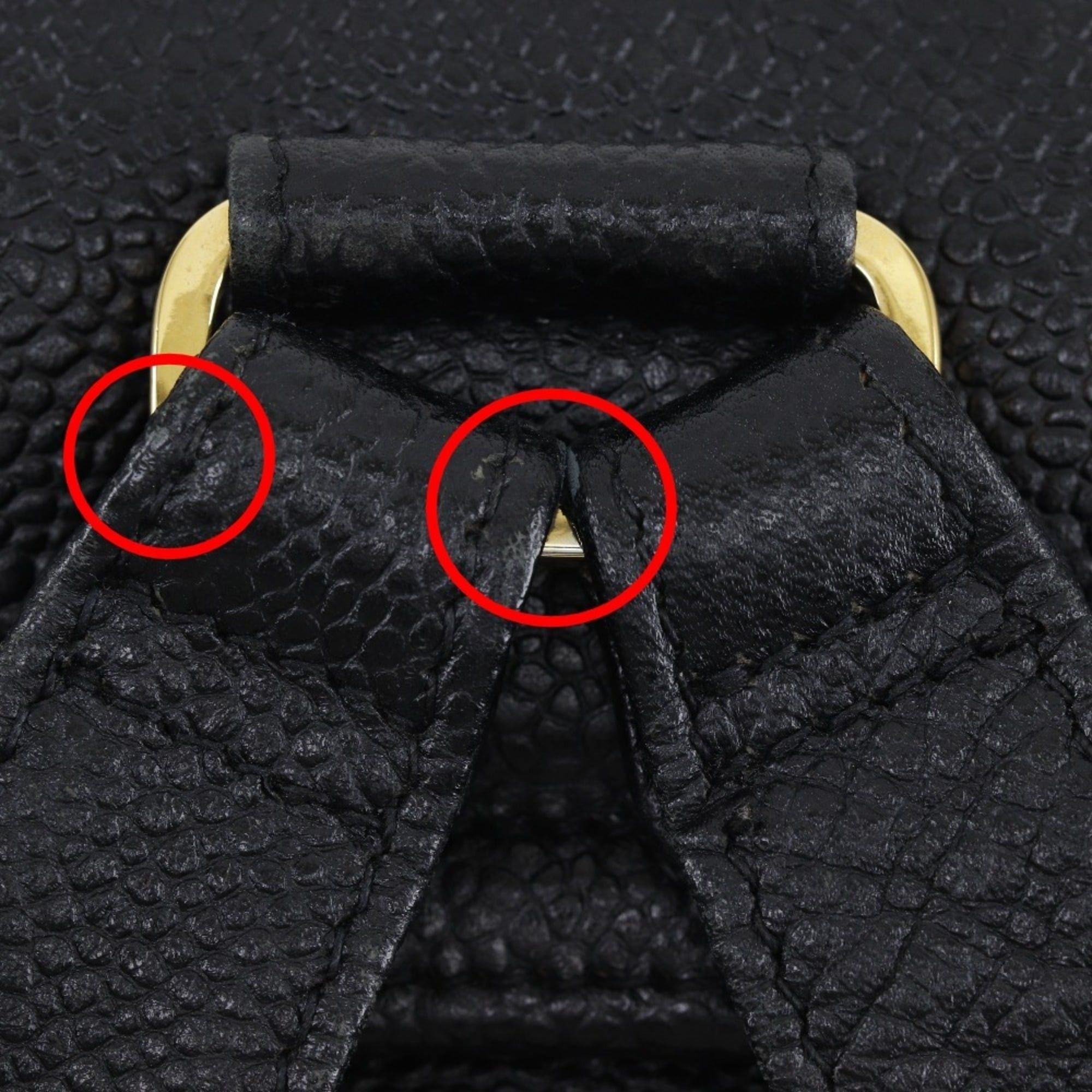 Chanel Chanel Coco Mark Backpack/Daypack, Chain Backpack, Caviar Leather, Black, A5 Size, Turn-Lock, Women's. Size ONE SIZE - 10 Thumbnail