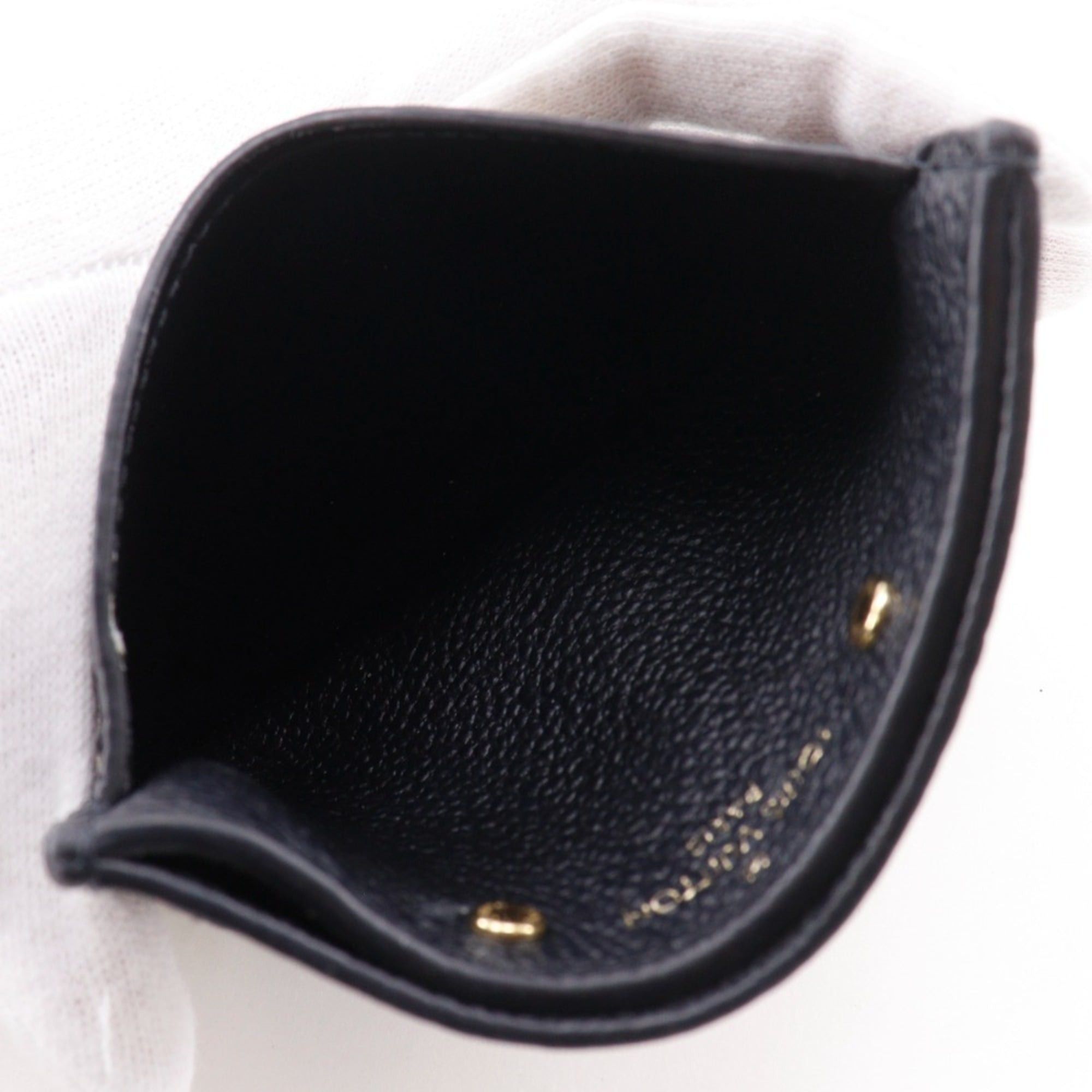 Louis Vuitton Louis Vuitton Porte Cartes Simple Card Case, Bicolor, M81022, Monogram Empreinte, Made in France, Beige, Open, Unisex Size ONE SIZE - 7 Thumbnail