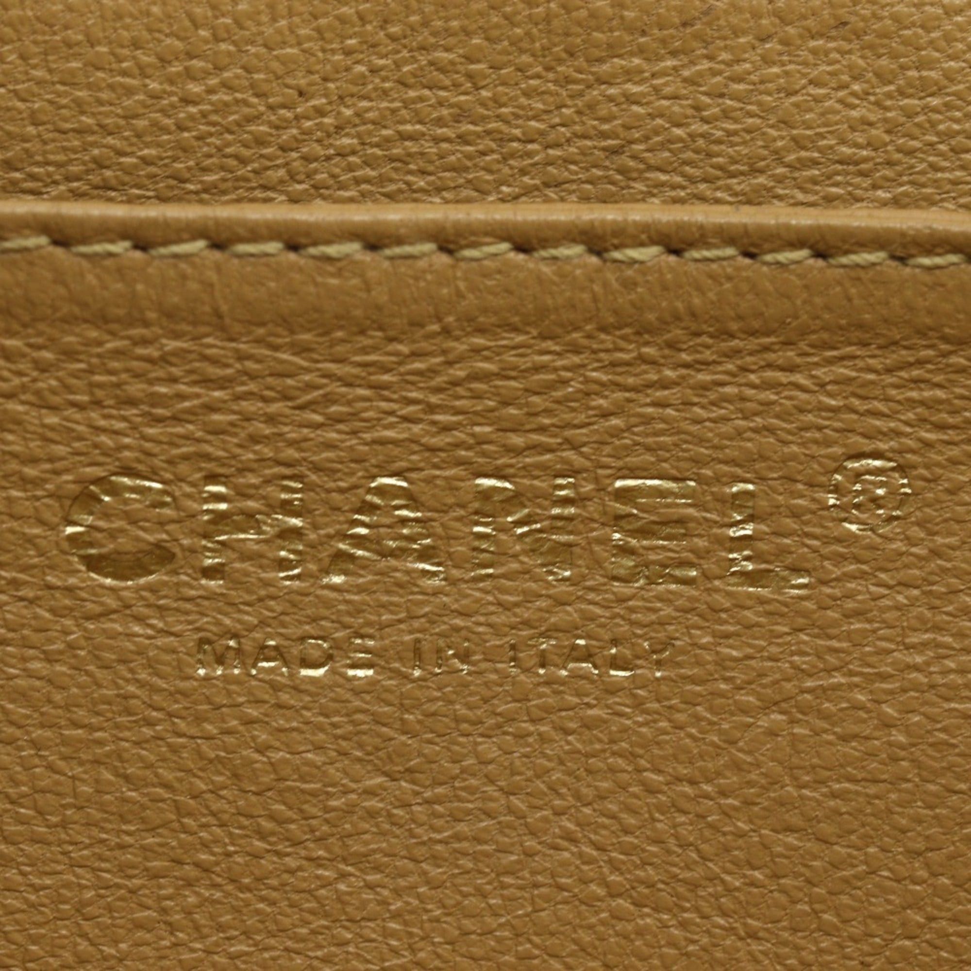 Chanel Chanel Matelassé Top Handle Bag, A12397, Caviar Leather, Beige, A5 size, Turnlock, Women's. Size ONE SIZE - 9 Thumbnail