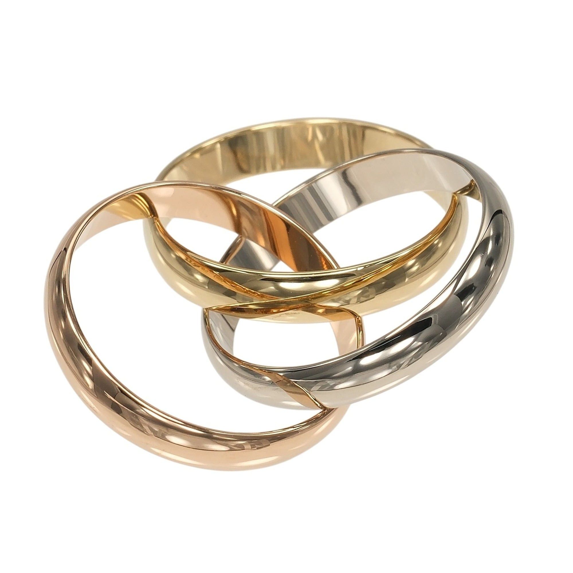 Cartier Cartier Trinity Ring, Size 10, 3.5mm Band, 18K Gold (YG, PG, WG), Approx. 7.27g Size ONE SIZE - 6 Thumbnail