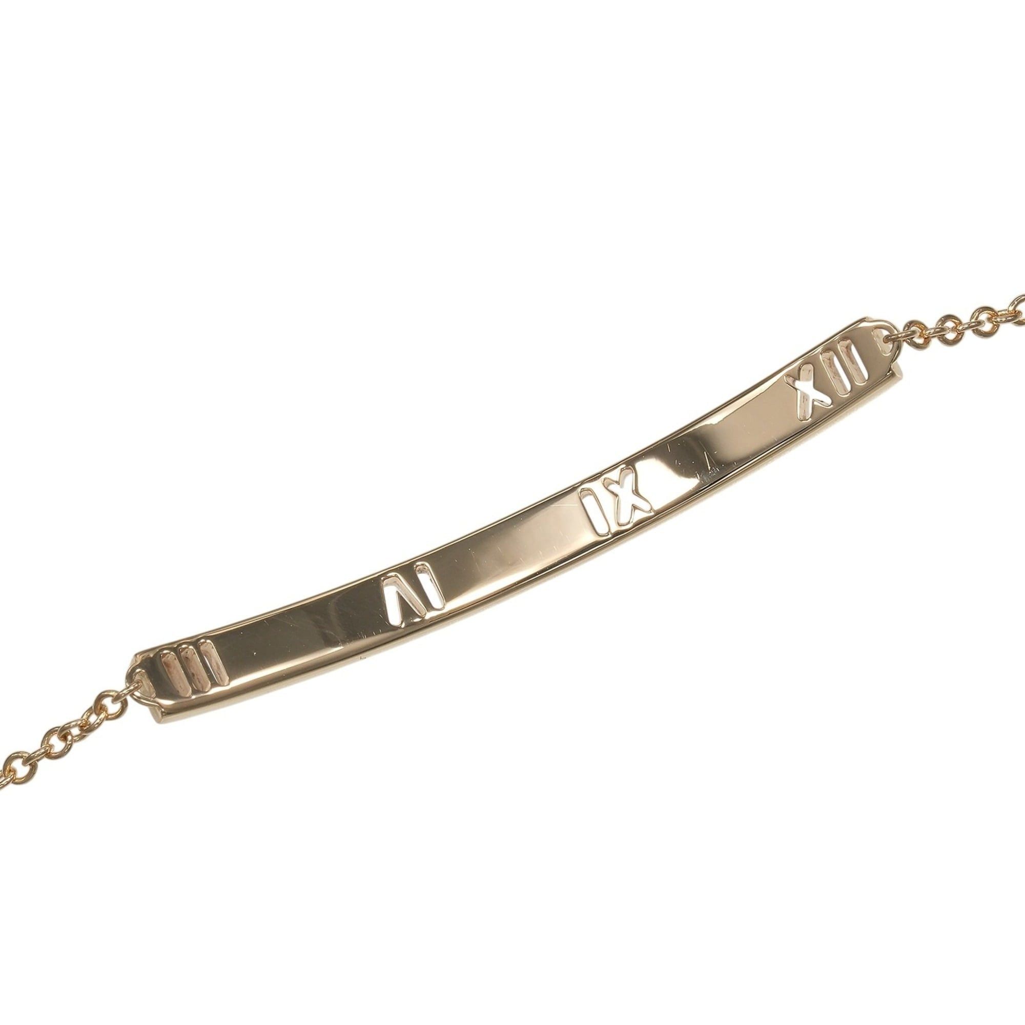Tiffany & Co. Tiffany & Co. Atlas Bar Bracelet, 18K Pink Gold with Diamonds, Approx. 4g. Size ONE SIZE - 3 Thumbnail