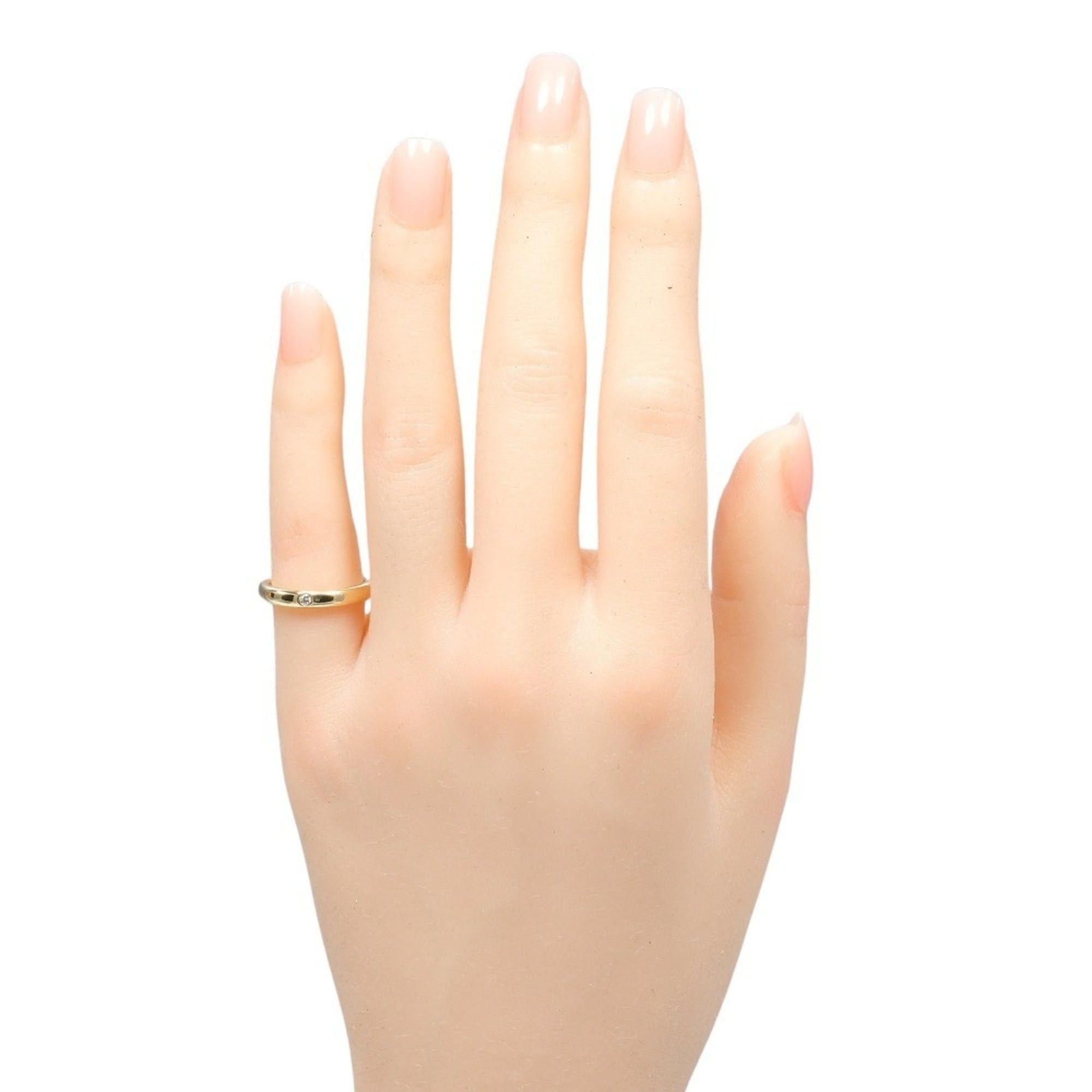 Tiffany & Co. Tiffany & Co. Stacking Band Ring, Size 11, 18K Yellow Gold, Diamond, Approx. 3.86g. Size ONE SIZE - 2 Thumbnail