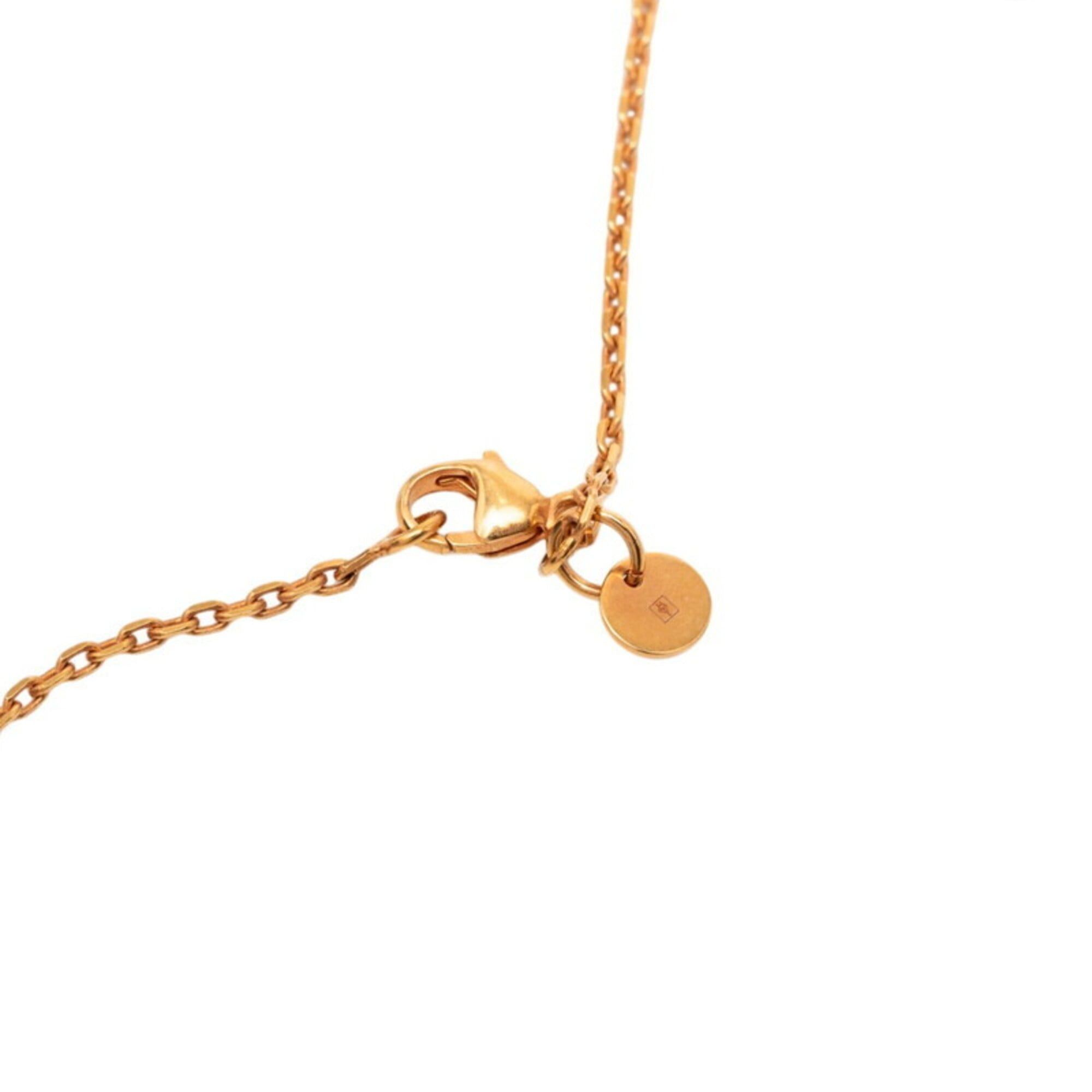 Hermes Hermes As de Coeur PM Necklace, Gold Multicolor Plated, Veau Swift Leather, Women's Size ONE SIZE - 5 Thumbnail