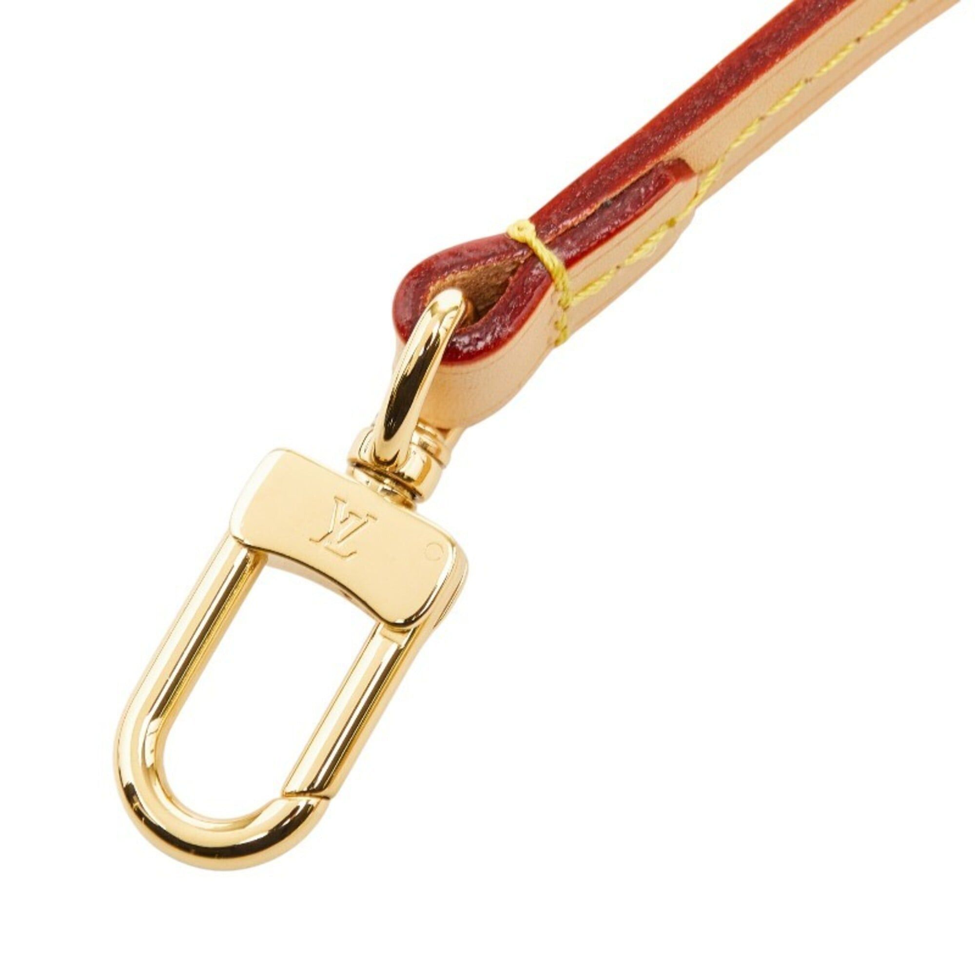 Louis Vuitton Louis Vuitton Shoulder Strap, 53.5cm, Beige, Gold Hardware, Leather, Women's. Size ONE SIZE - 3 Thumbnail