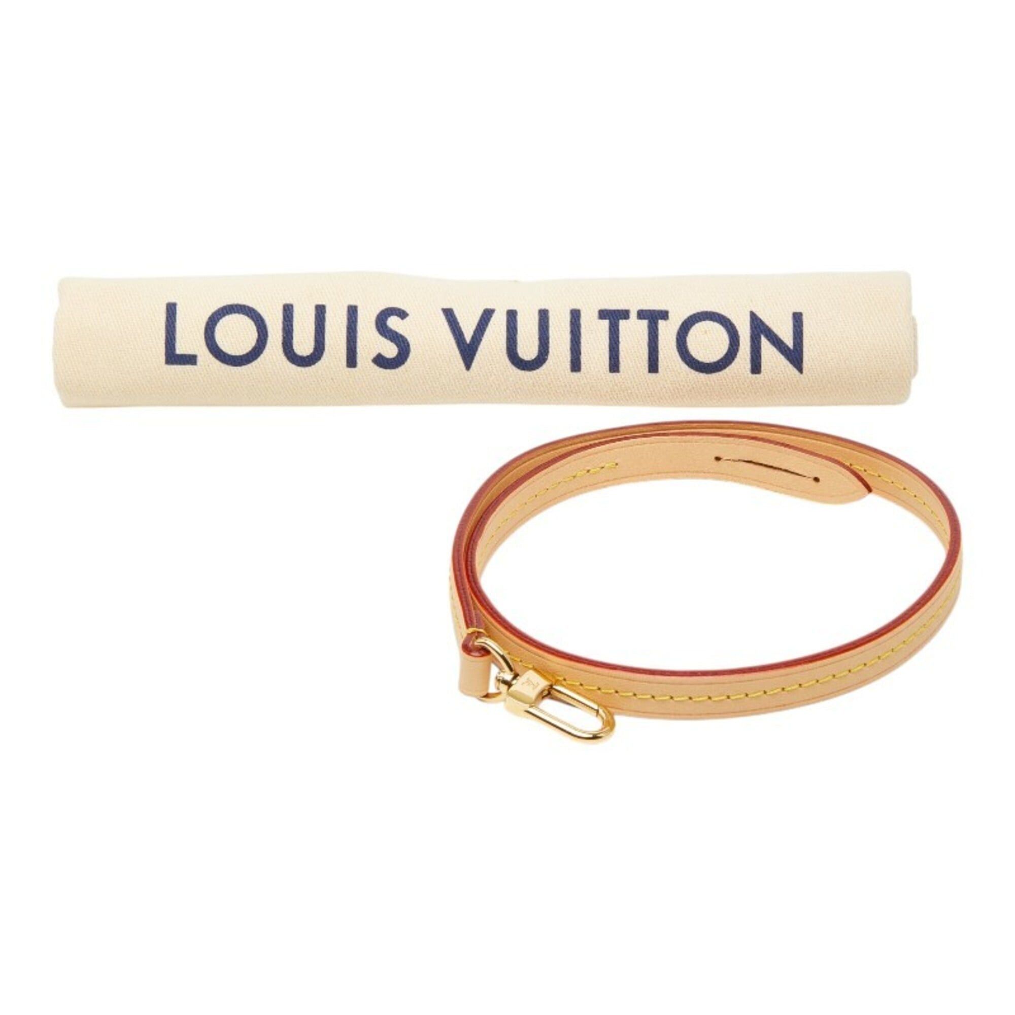 Louis Vuitton Louis Vuitton Shoulder Strap, 53.5cm, Beige, Gold Hardware, Leather, Women's. Size ONE SIZE - 4 Thumbnail