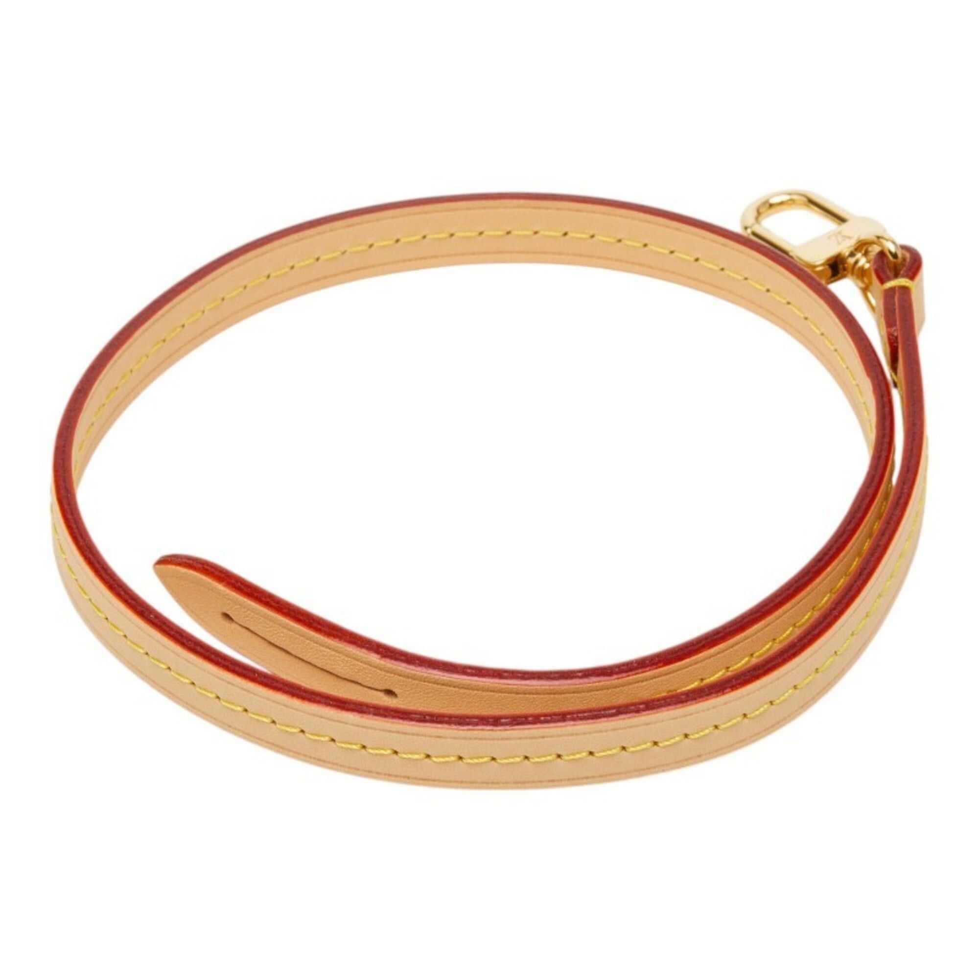 Louis Vuitton Louis Vuitton Shoulder Strap, 53.5cm, Beige, Gold Hardware, Leather, Women's. Size ONE SIZE - 2 Thumbnail