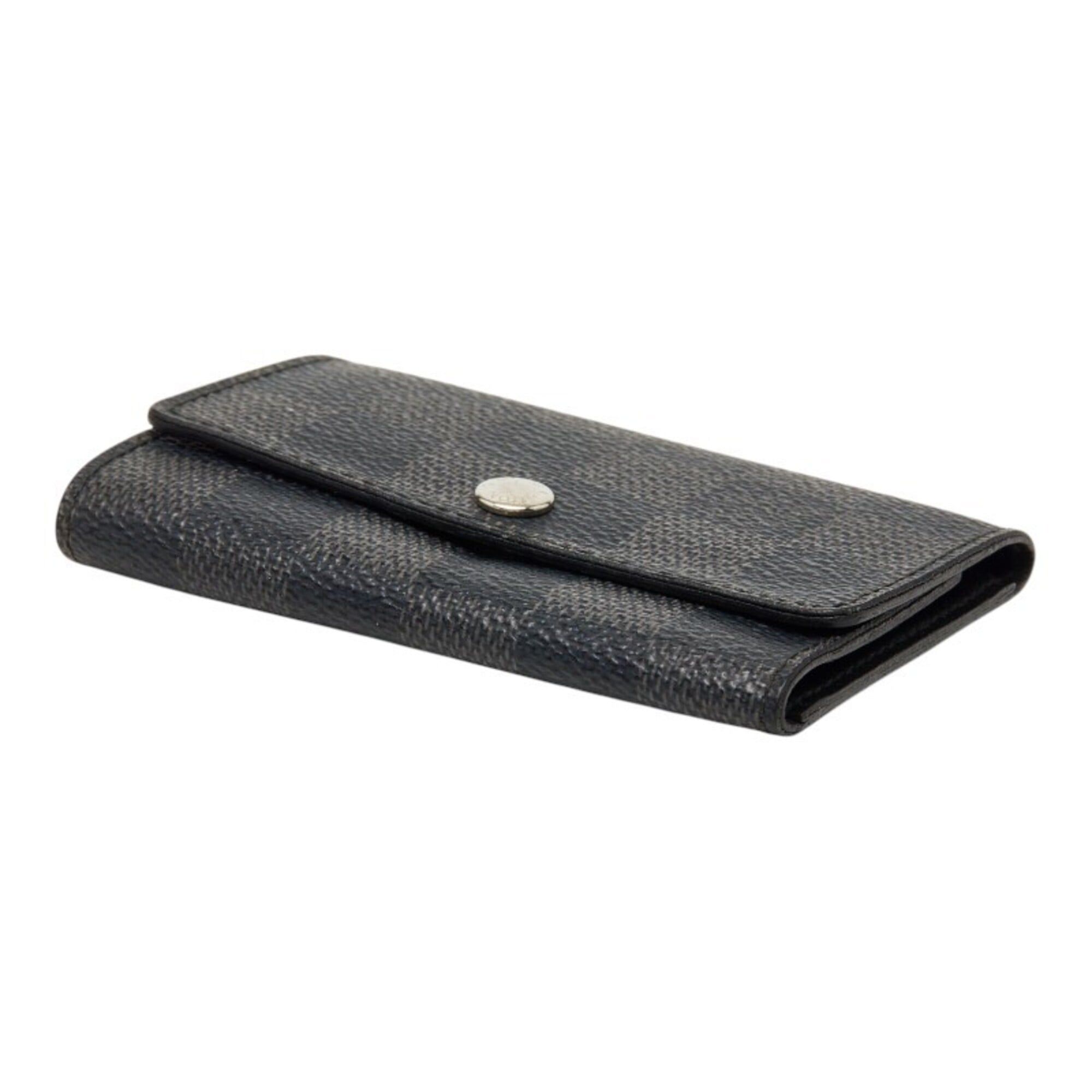 Louis Vuitton Louis Vuitton Damier Graphite Multicles 6 Key Case N62662 Black Leather Women's LOUIS VUITTON Size ONE SIZE - 4 Thumbnail