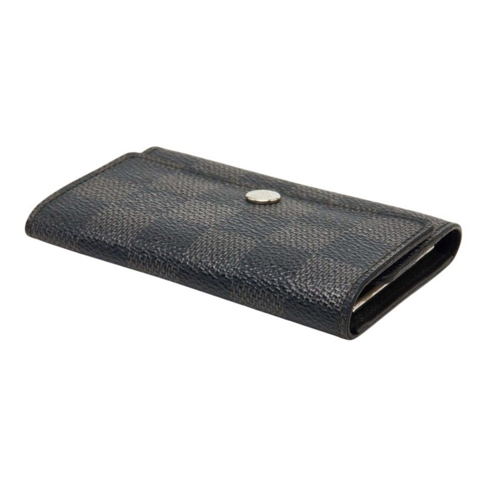 Louis Vuitton Louis Vuitton Damier Graphite Multicles 6 Key Case N62662 Black Leather Women's LOUIS VUITTON Size ONE SIZE - 5 Thumbnail