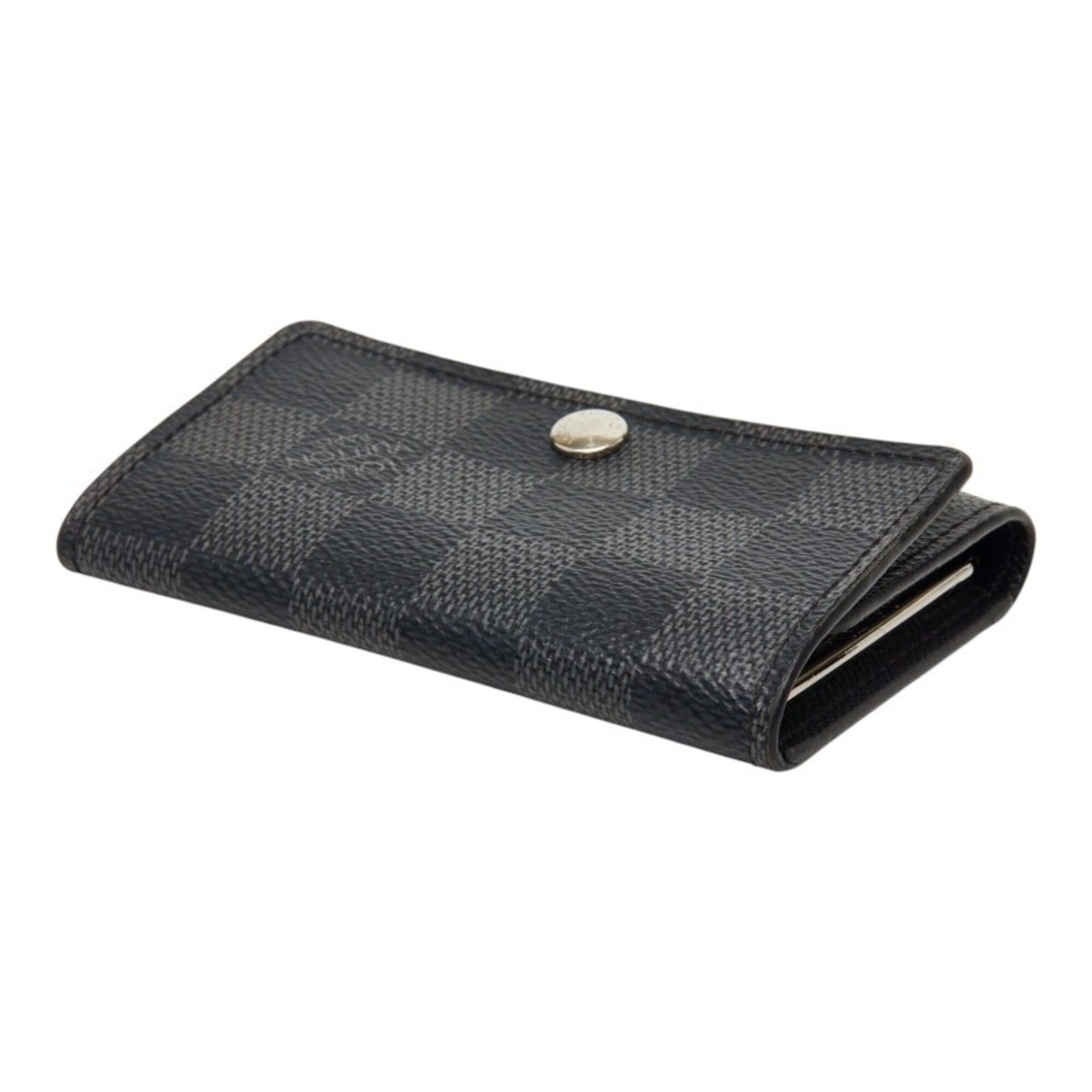 Louis Vuitton Louis Vuitton Damier Graphite Multicles 6 Key Case N62662 Black Leather Women's LOUIS VUITTON Size ONE SIZE - 5 Thumbnail