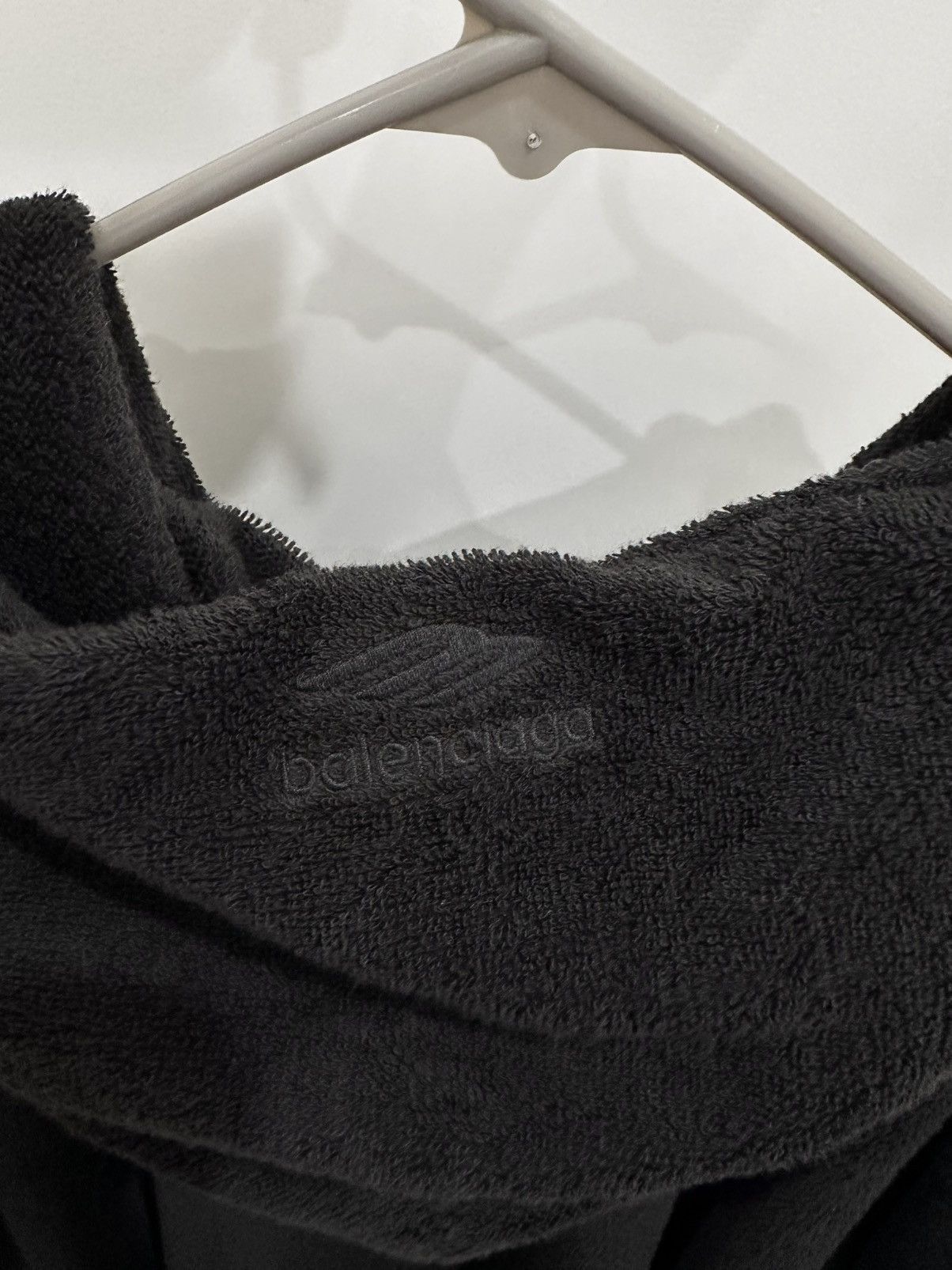 Balenciaga towel terry cloth 3b logo zip up hoodie Size US S / EU 44-46 / 1 - 4 Thumbnail