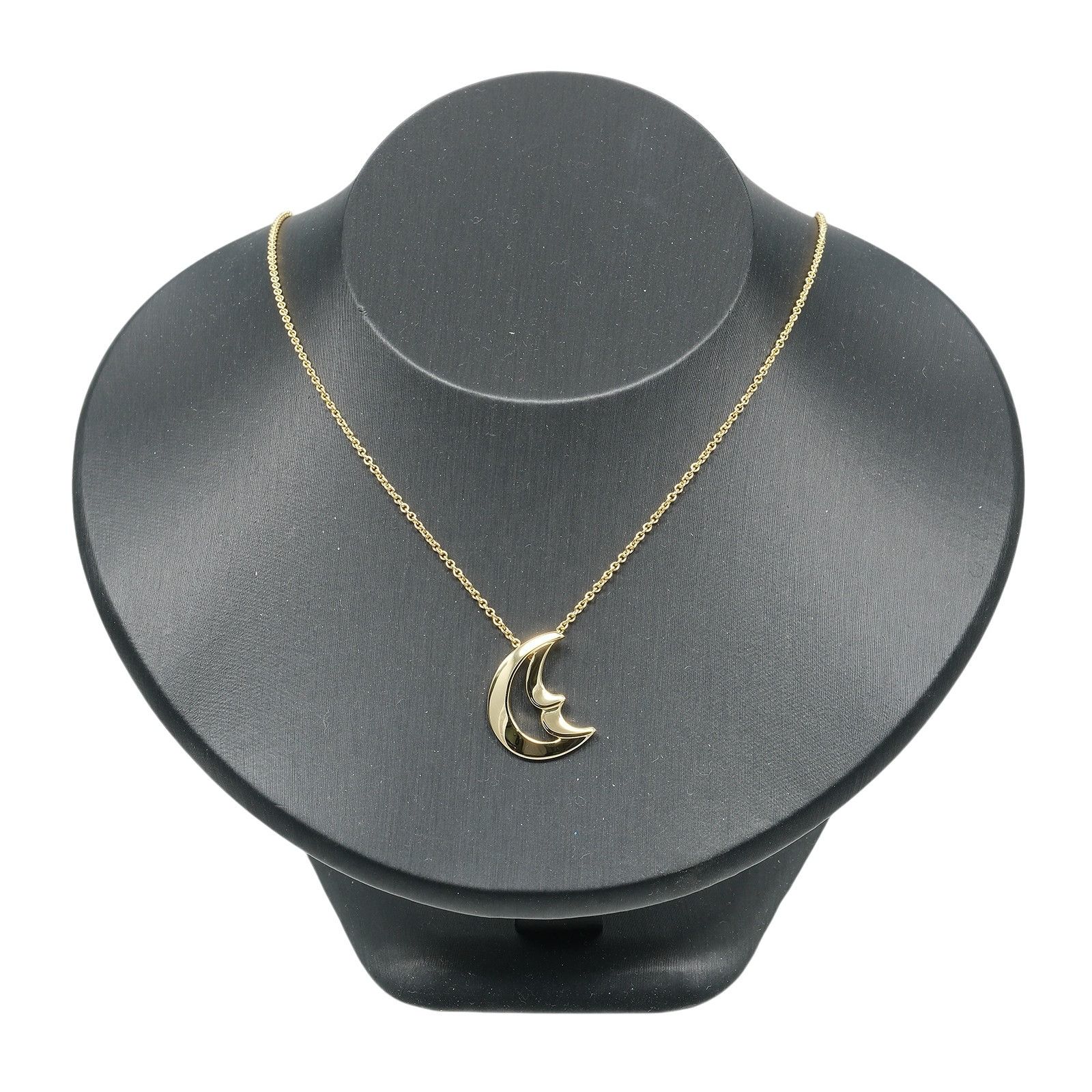 Tiffany & Co. Tiffany & Co. Tiffany&Co. Crescent Moon Au750 Necklace Precious Metal Necklace DUTY FREE for USA Size ONE SIZE - 2 Thumbnail