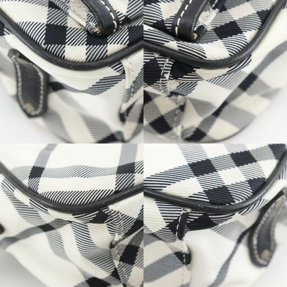 Burberry Burberry Burberry Blue Label Check Canvas Shoulder Bag Textile Crossbody Bag DUTY FREE for USA Size ONE SIZE - 4 Thumbnail