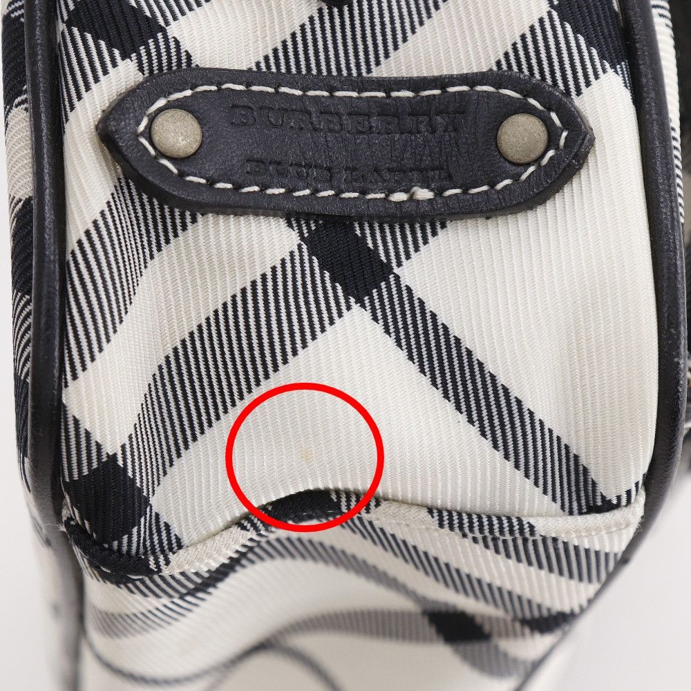 Burberry Burberry Burberry Blue Label Check Canvas Shoulder Bag Textile Crossbody Bag DUTY FREE for USA Size ONE SIZE - 10 Thumbnail