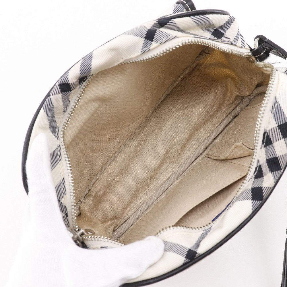 Burberry Burberry Burberry Blue Label Check Canvas Shoulder Bag Textile Crossbody Bag DUTY FREE for USA Size ONE SIZE - 5 Thumbnail