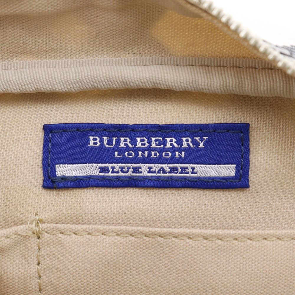 Burberry Burberry Burberry Blue Label Check Canvas Shoulder Bag Textile Crossbody Bag DUTY FREE for USA Size ONE SIZE - 16 Thumbnail