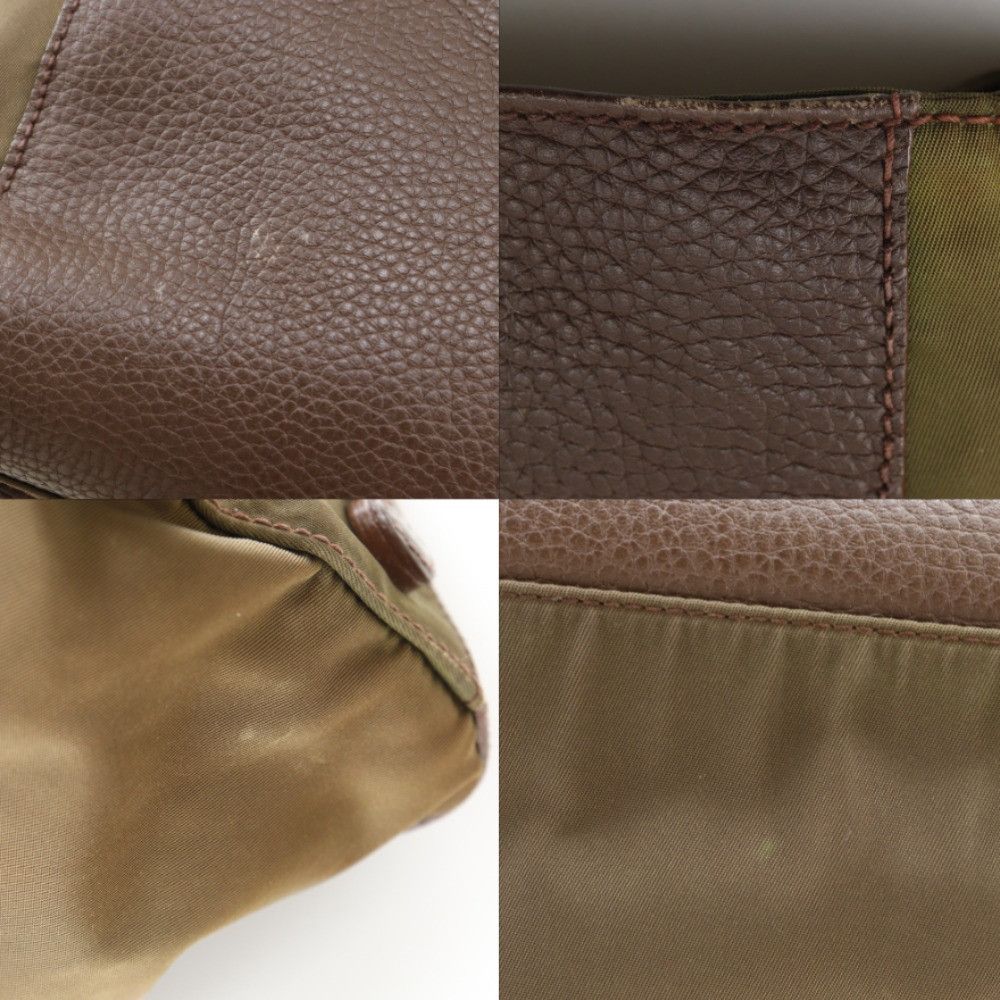 Prada Prada Prada Calf Nylon Tote Bag Leather Tote Bag DUTY FREE for USA Size ONE SIZE - 12 Thumbnail
