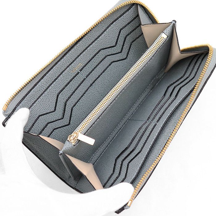 Valextra Valextra Valextra Calf Leather Long Wallet Leather Long Wallet DUTY FREE for USA Size ONE SIZE - 6 Thumbnail