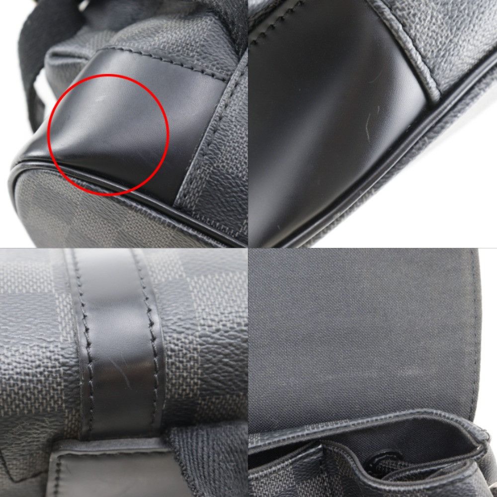 Louis Vuitton Louis Vuitton Louis Vuitton Christopher PM Damier Graphite Backpack Textile Backpack N41379 DUTY FREE for USA Size ONE SIZE - 11 Thumbnail
