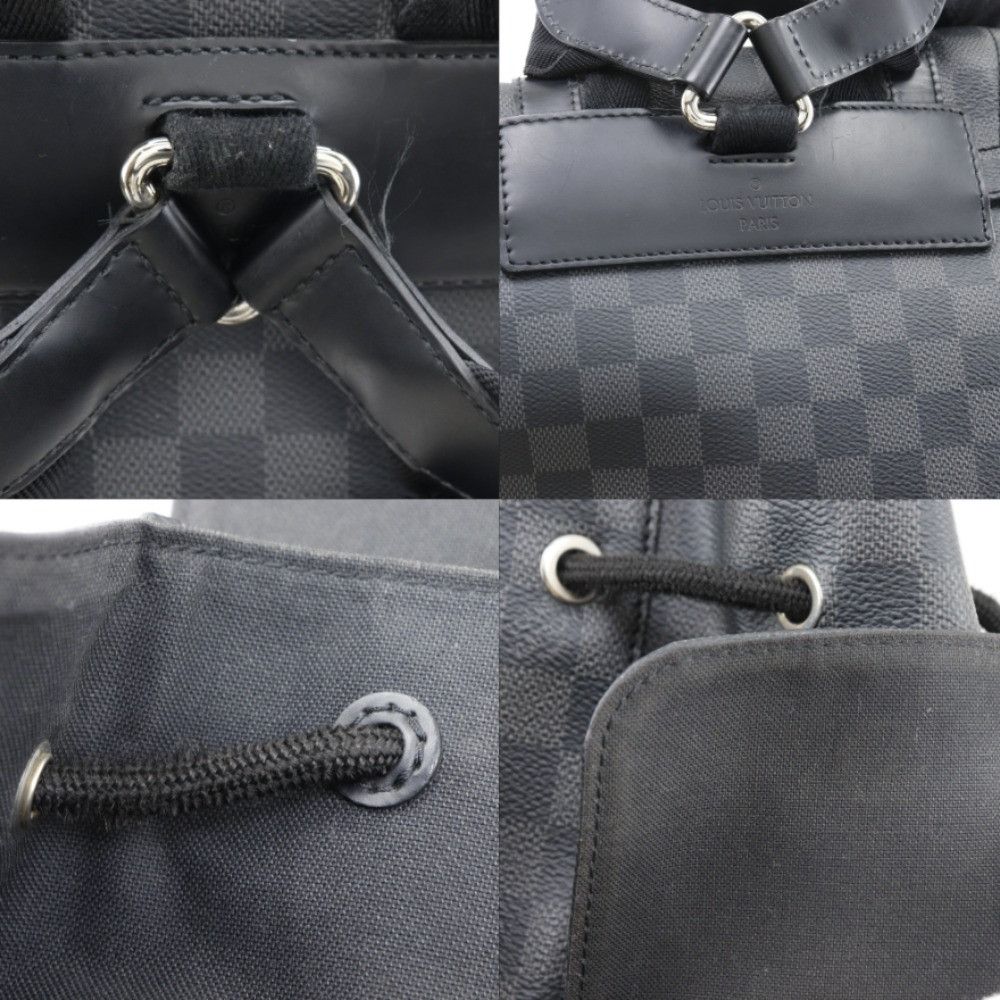 Louis Vuitton Louis Vuitton Louis Vuitton Christopher PM Damier Graphite Backpack Textile Backpack N41379 DUTY FREE for USA Size ONE SIZE - 10 Thumbnail
