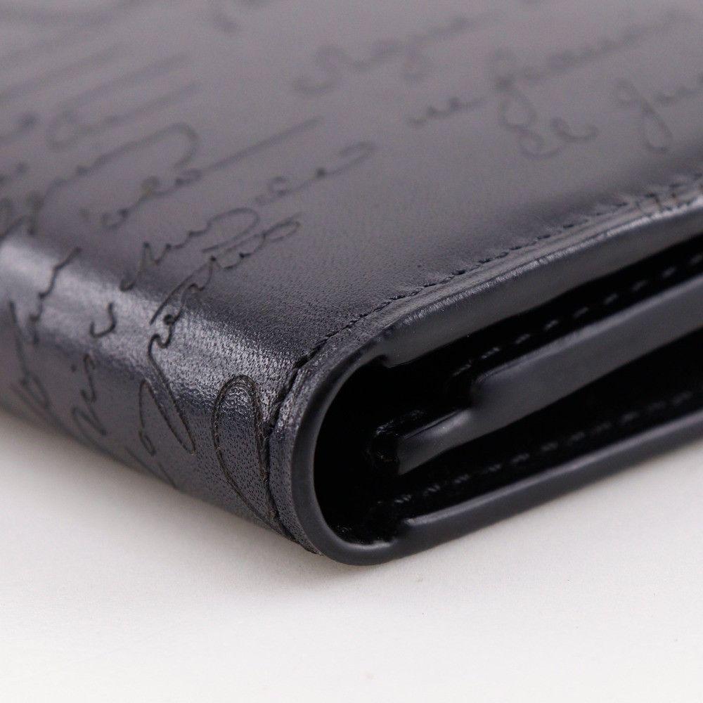 Berluti Berluti Berluti Santal Calligraphy Calf Long Wallet Leather Long Wallet DUTY FREE for USA Size ONE SIZE - 4 Thumbnail