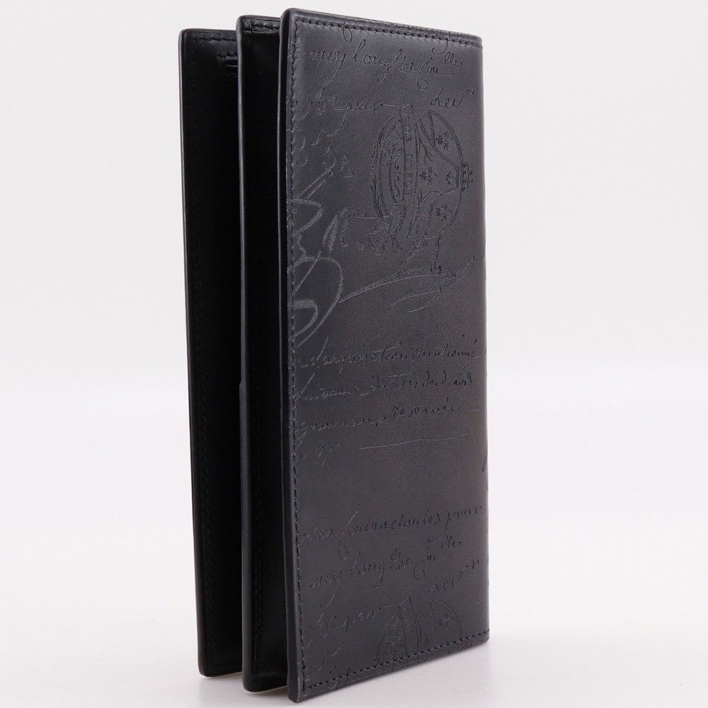 Berluti Berluti Berluti Santal Calligraphy Calf Long Wallet Leather Long Wallet DUTY FREE for USA Size ONE SIZE - 3 Thumbnail