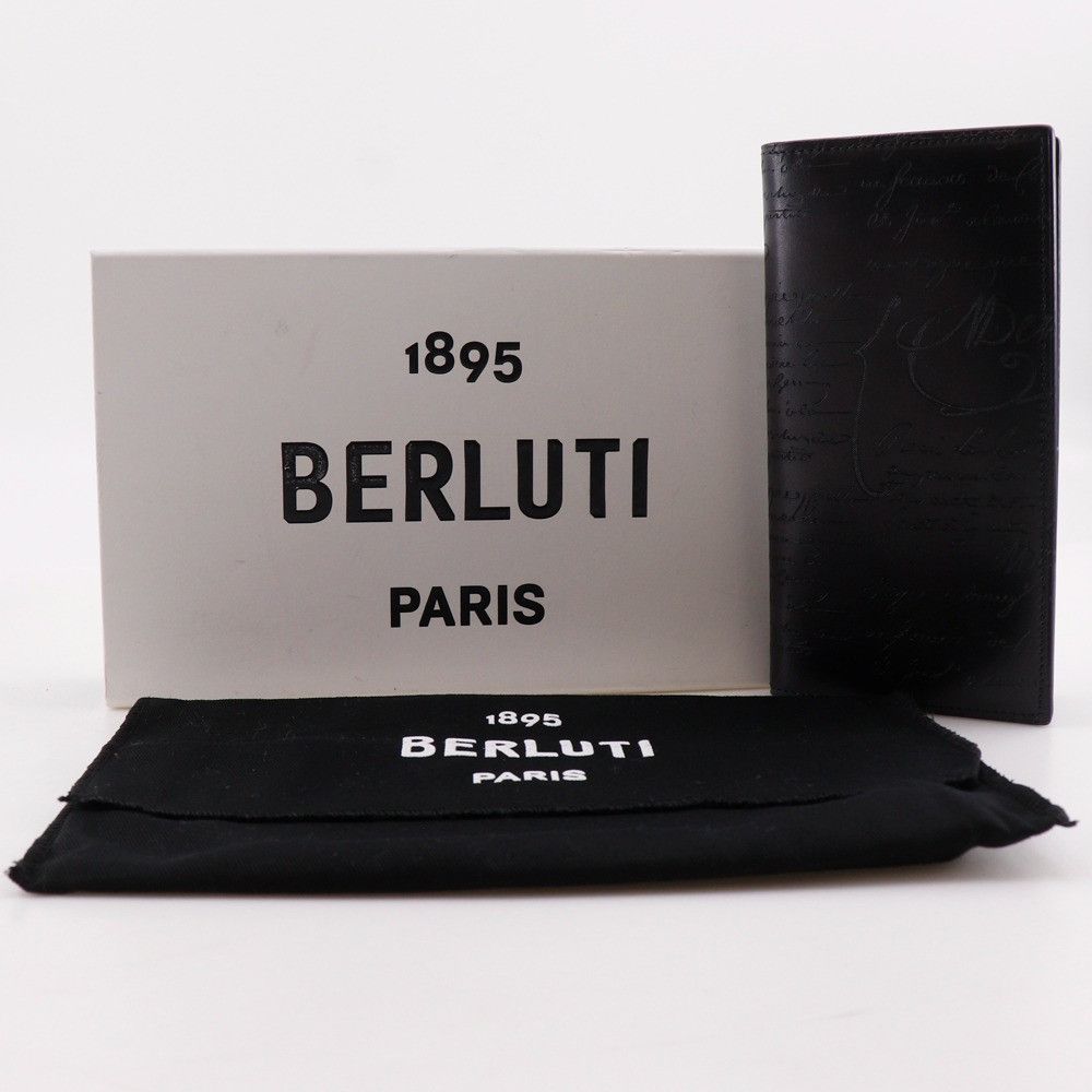 Berluti Berluti Berluti Santal Calligraphy Calf Long Wallet Leather Long Wallet DUTY FREE for USA Size ONE SIZE - 15 Thumbnail