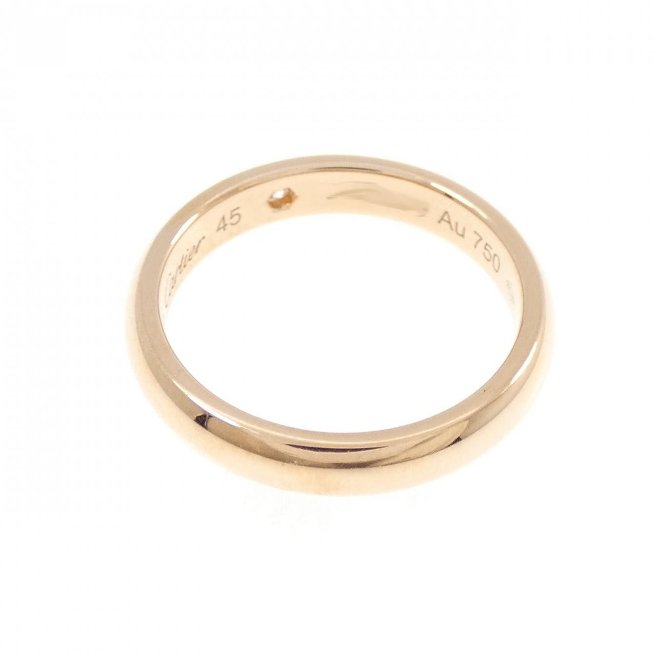 Cartier Cartier Cartier Wedding 750 Pink Gold Diamond Ring Size 5 Precious Metal Ring B4232300 DUTY FREE for USA Size ONE SIZE - 3 Thumbnail