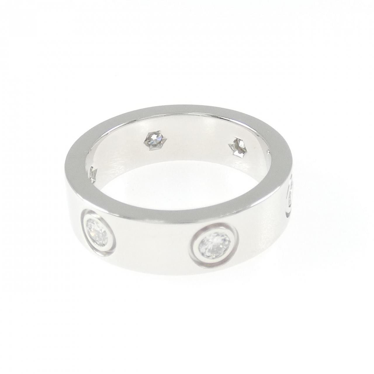 Cartier Cartier Cartier Love Au750 White Gold Diamond Ring Size 8 Precious Metal Ring CRB402600 DUTY FREE for USA Size ONE SIZE - 3 Thumbnail