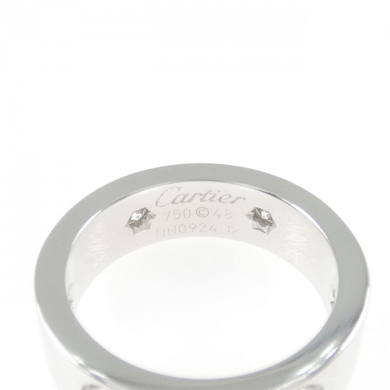 Cartier Cartier Cartier Love Au750 White Gold Diamond Ring Size 8 Precious Metal Ring CRB402600 DUTY FREE for USA Size ONE SIZE - 4 Thumbnail